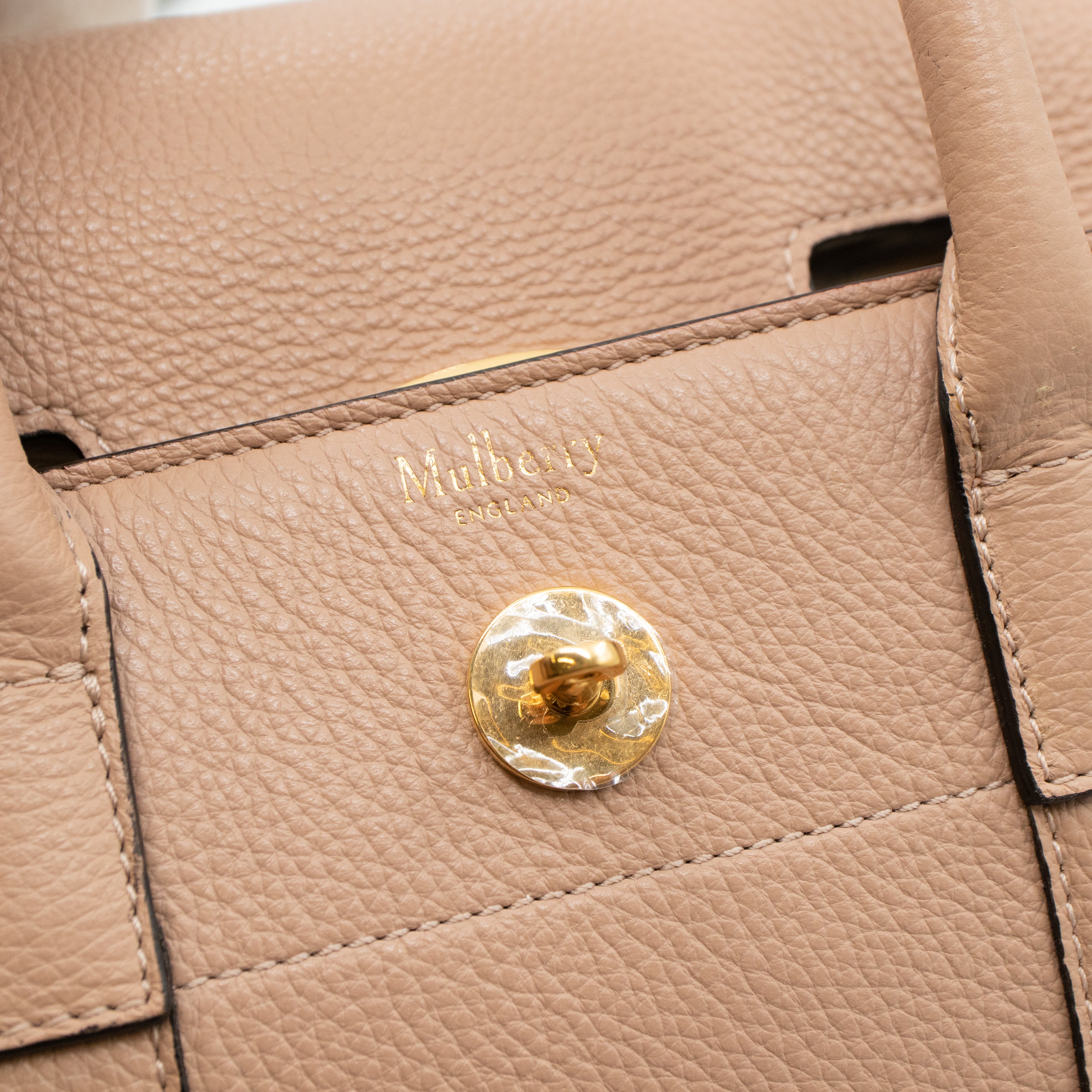 Small Bayswater Rosewater Leather