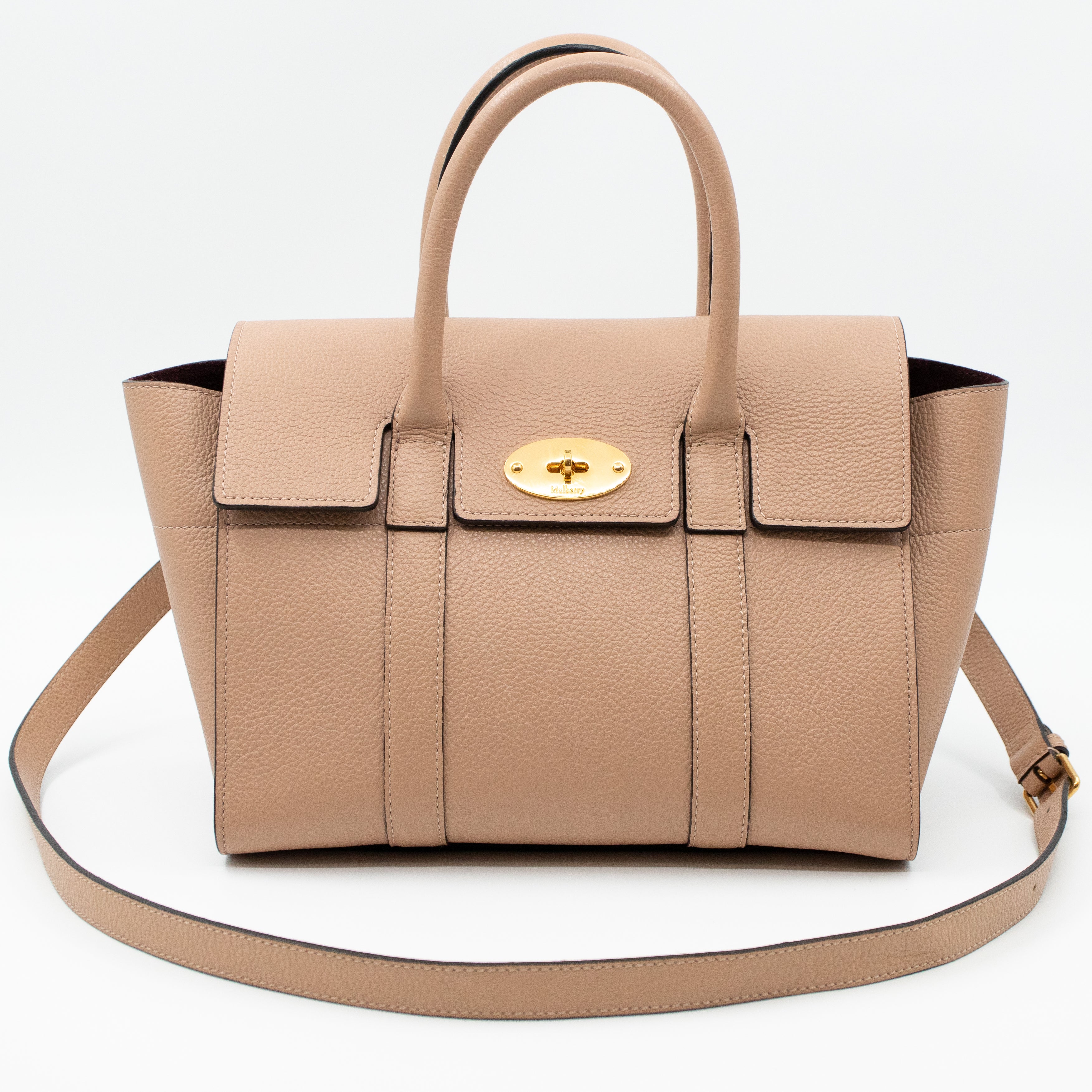 Small Bayswater Rosewater Leather