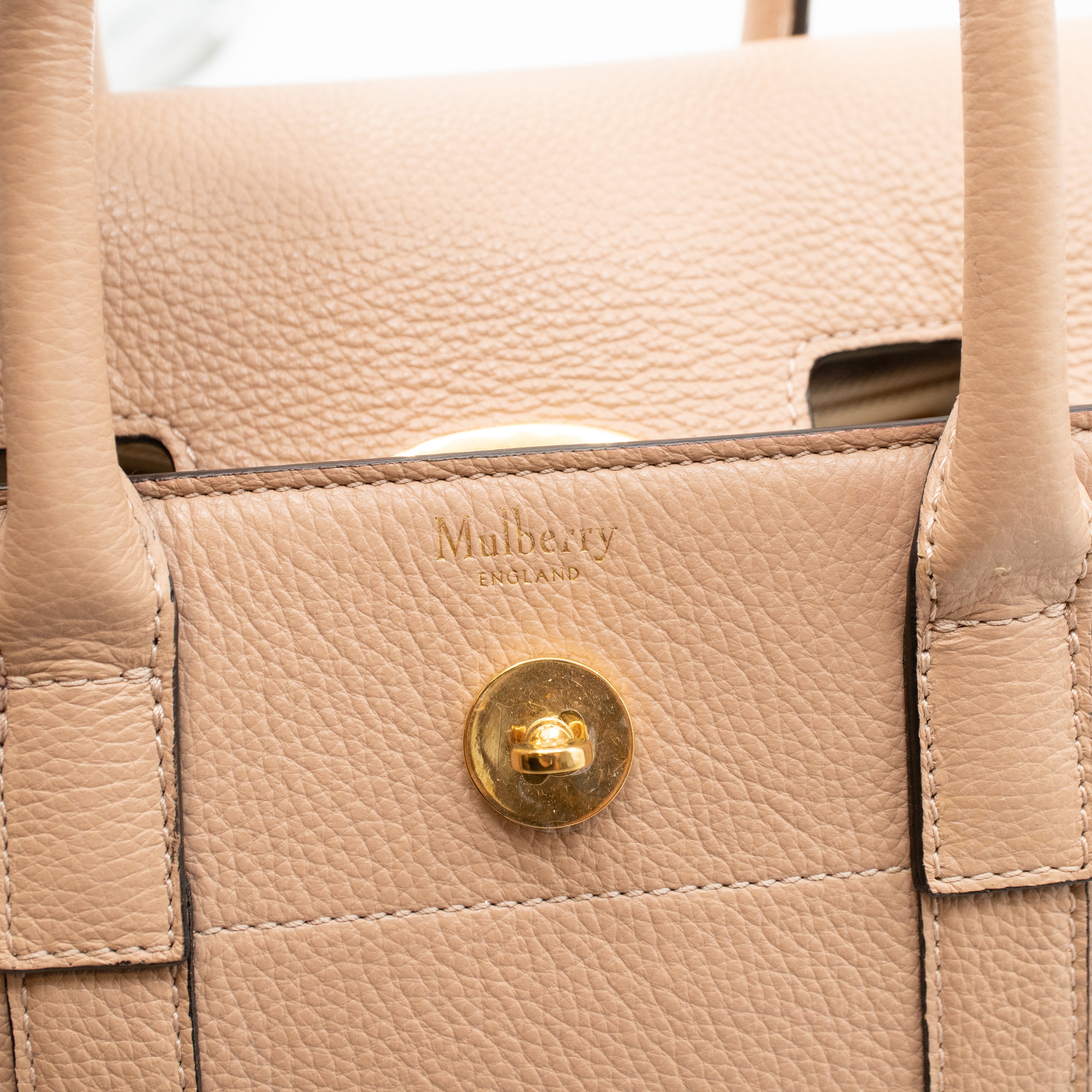 Small Bayswater Rosewater Leather