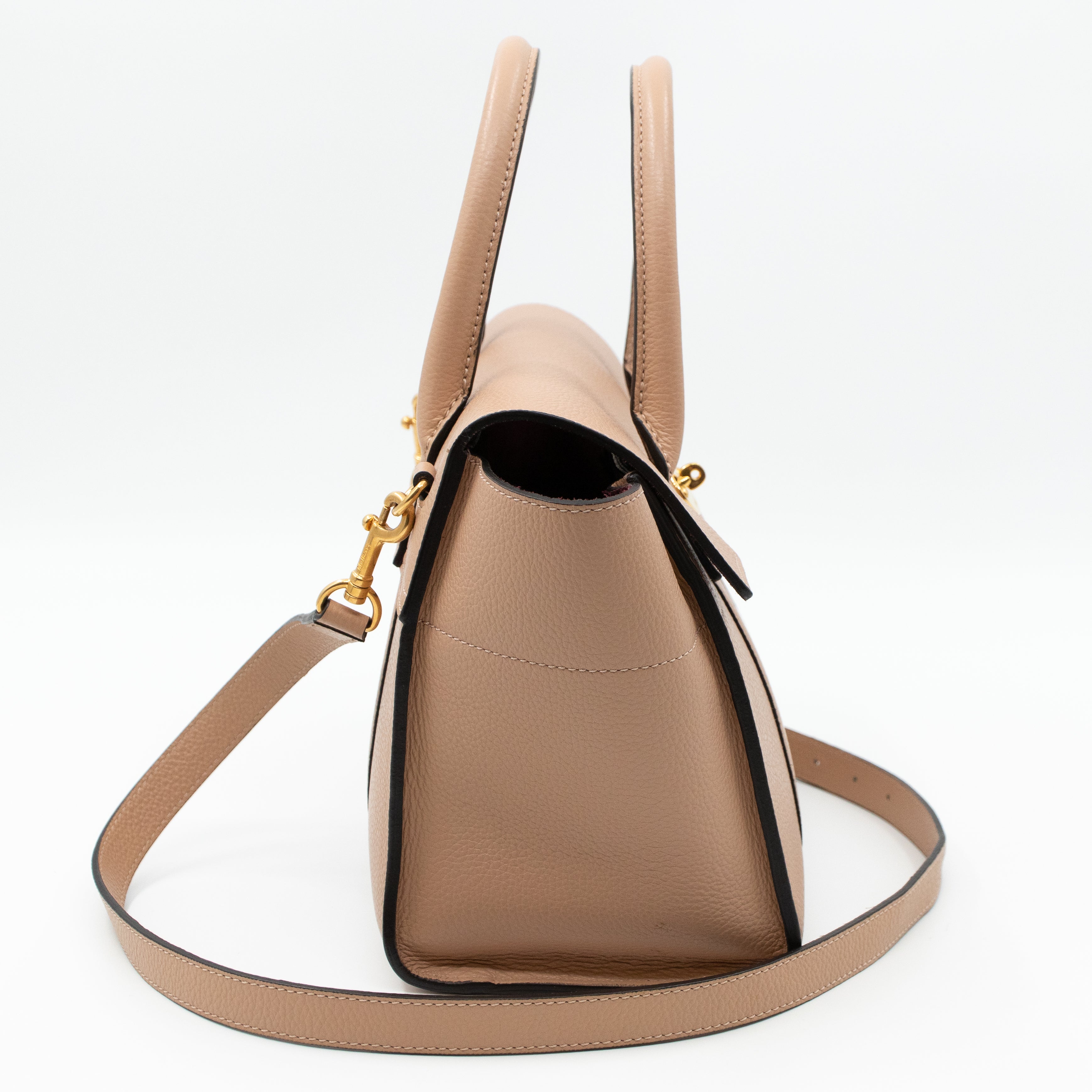 Small Bayswater Rosewater Leather