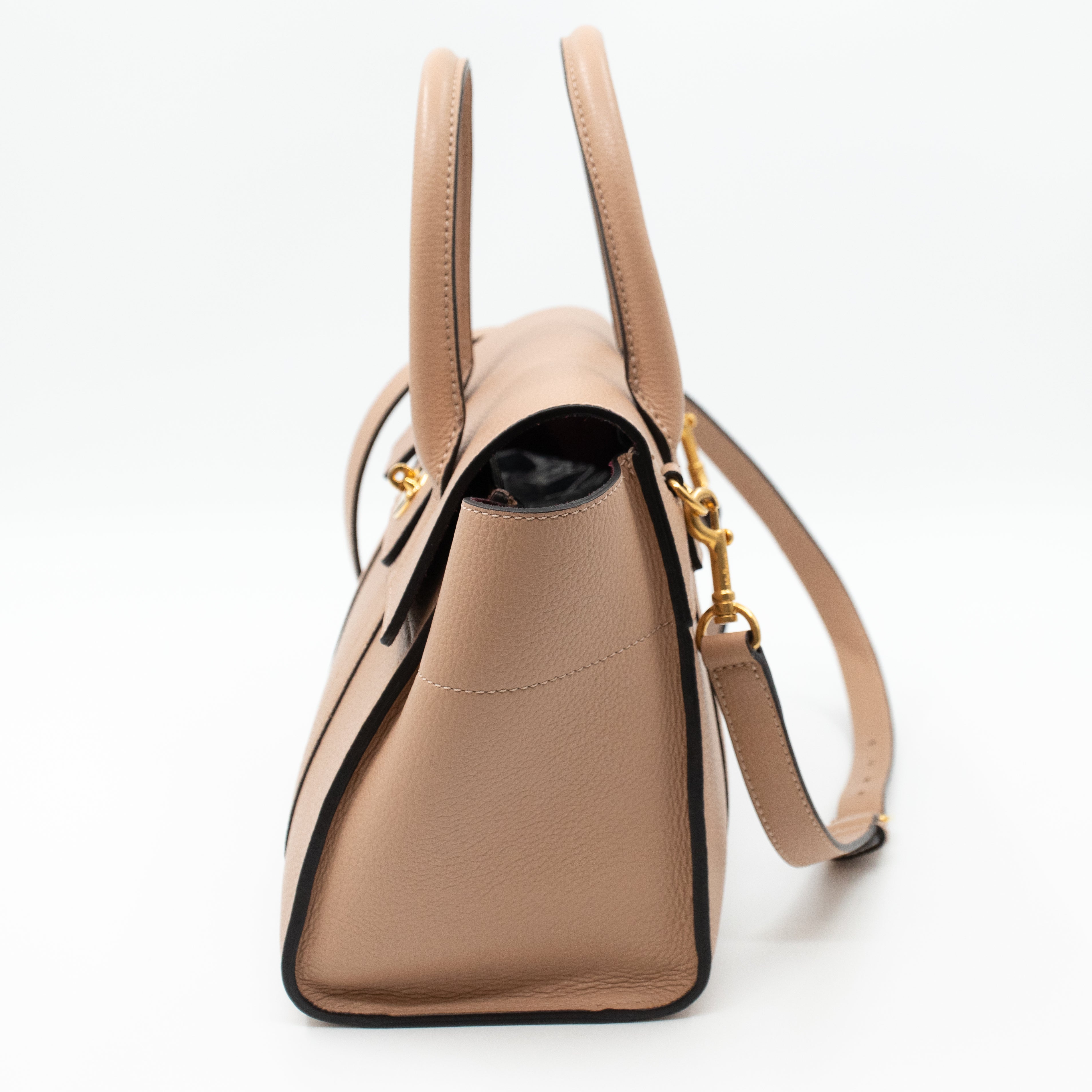 Small Bayswater Rosewater Leather