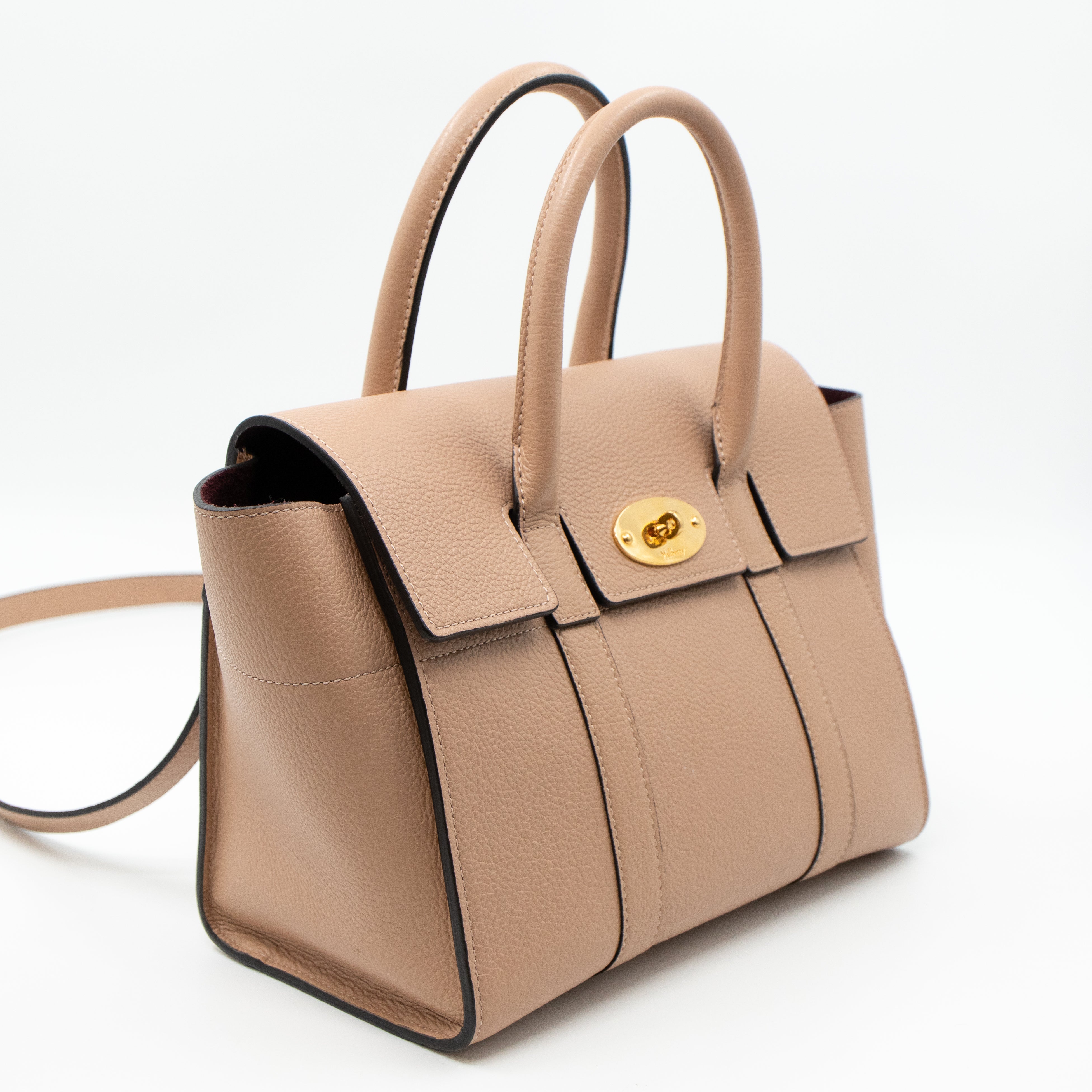 Small Bayswater Rosewater Leather