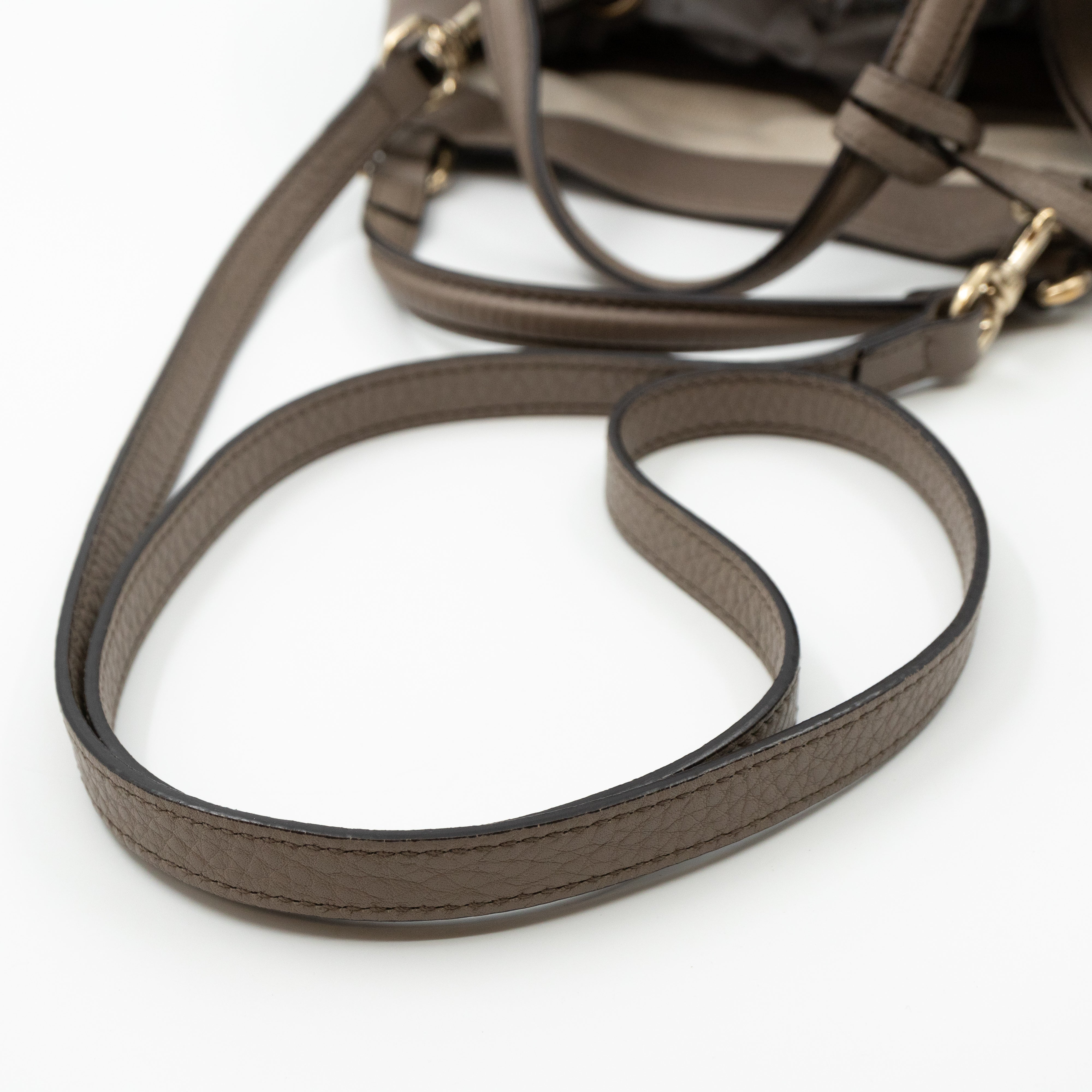 Soho Two Way Tote Grey Leather