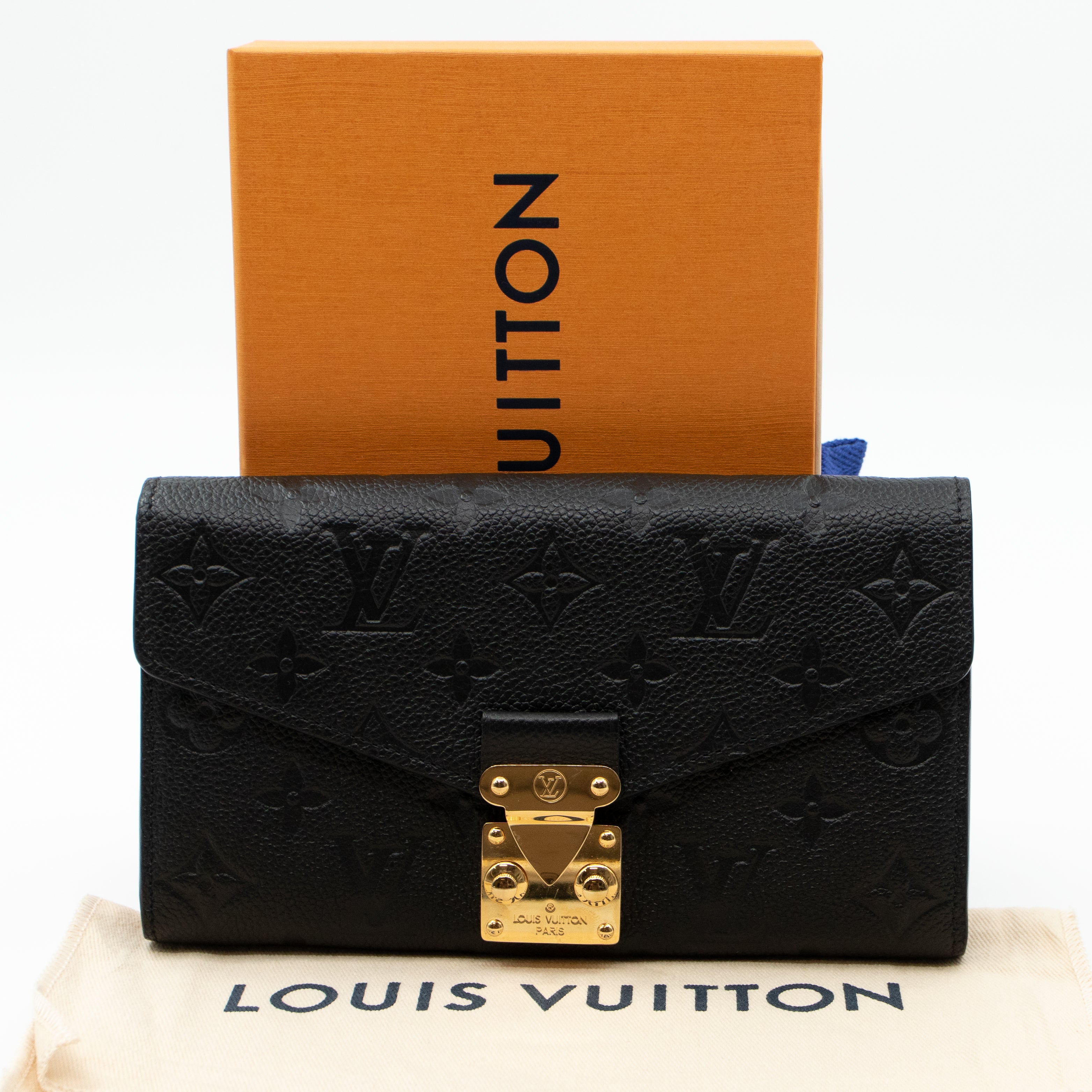 Metis Wallet Monogram Empreinte Black