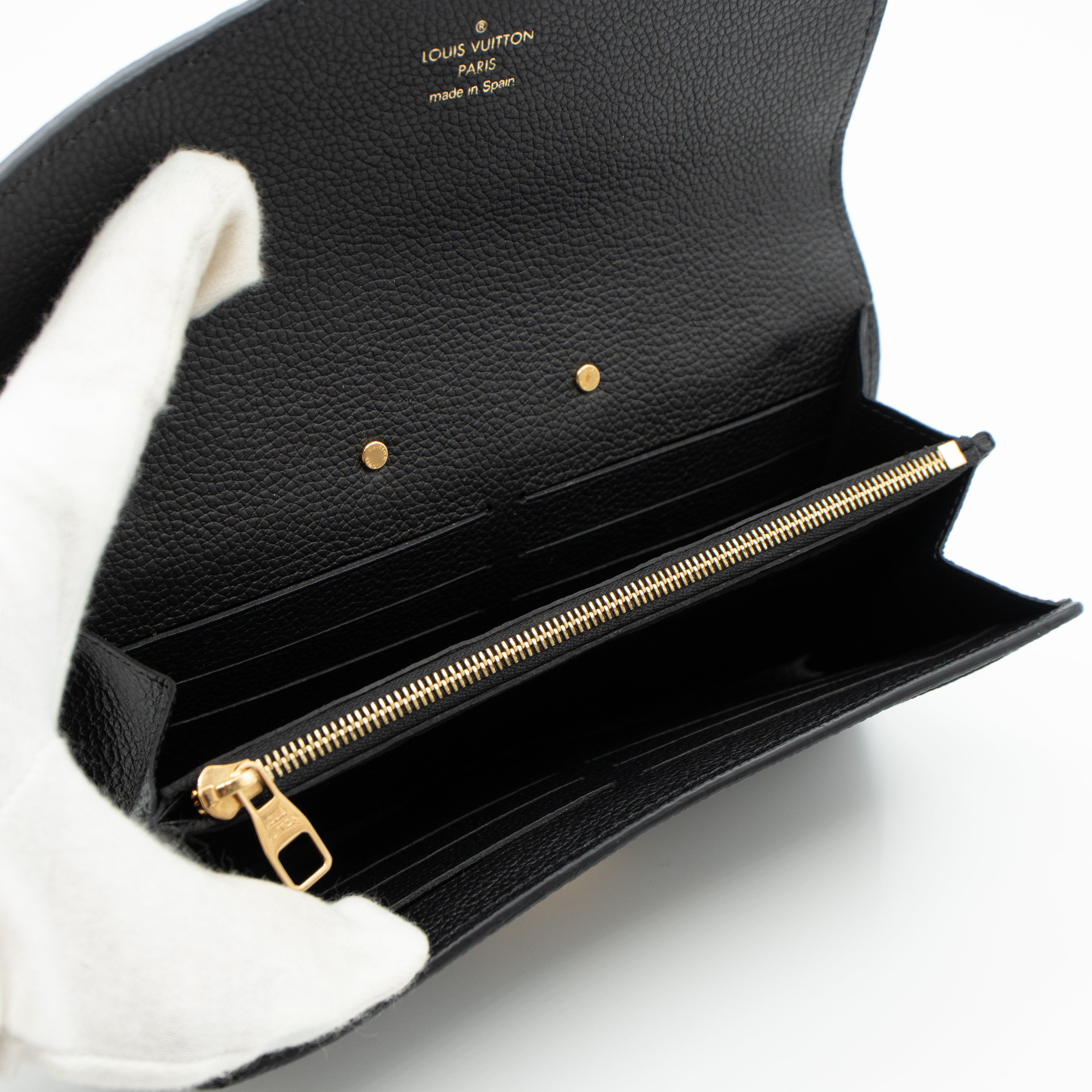 Metis Wallet Monogram Empreinte Black