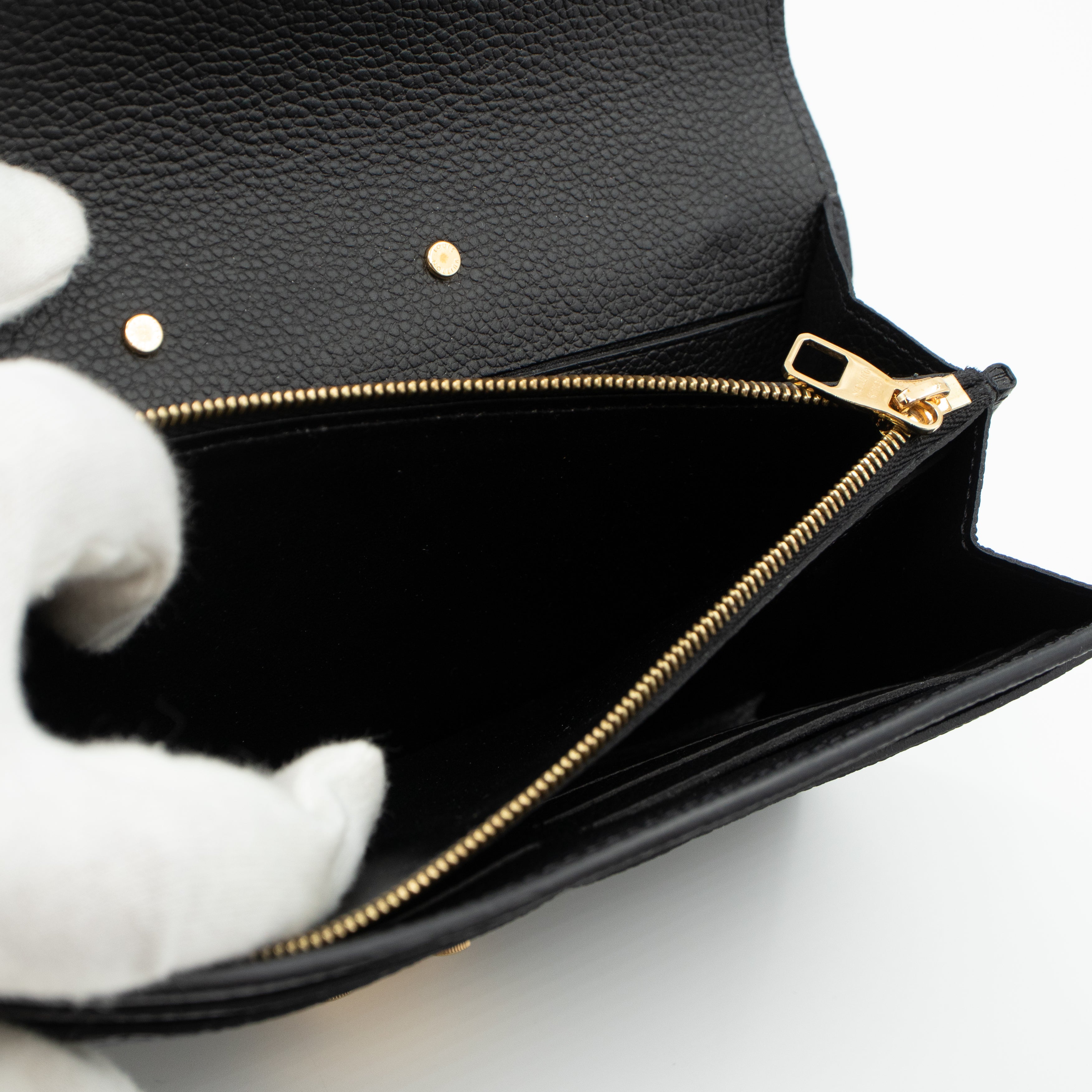 Metis Wallet Monogram Empreinte Black