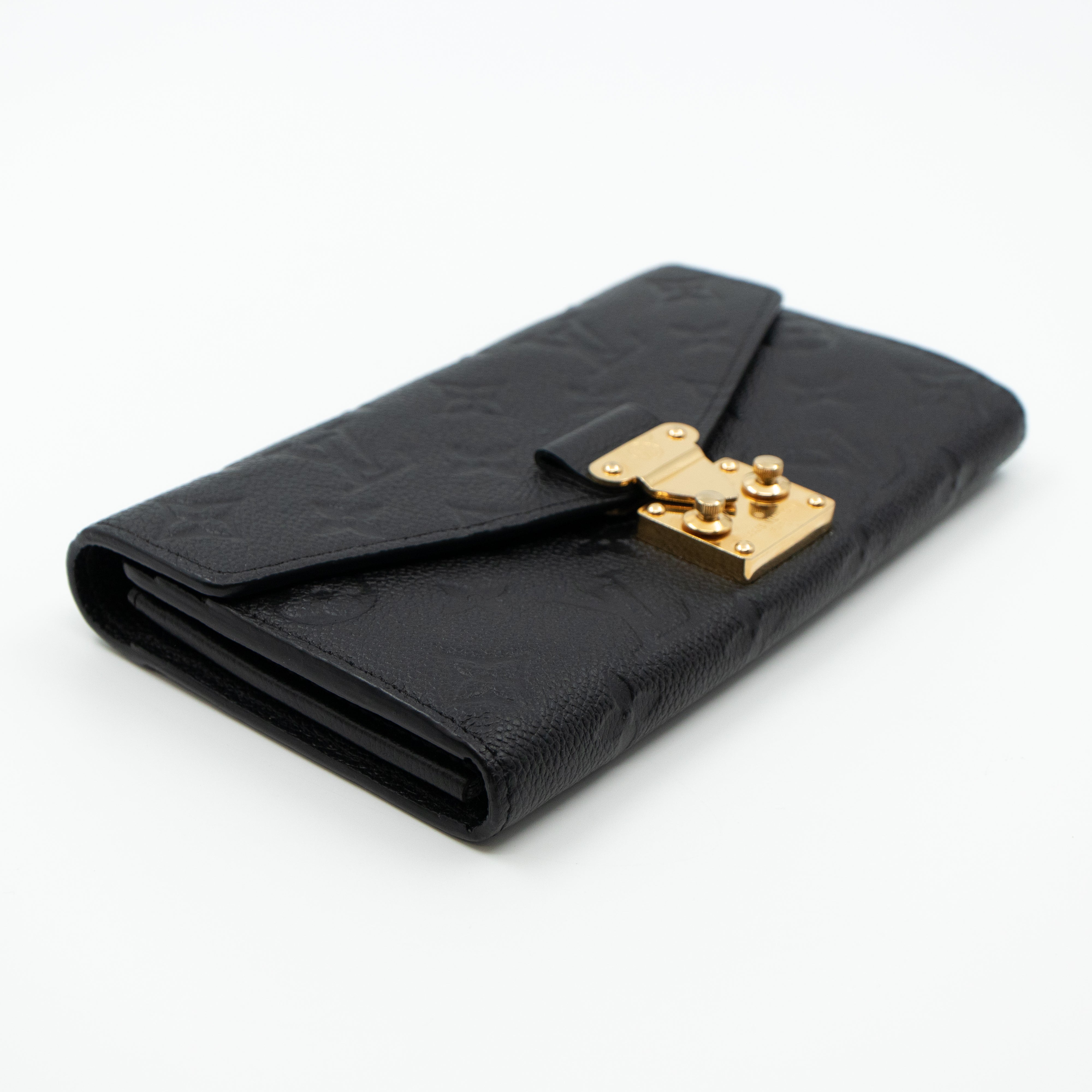 Metis Wallet Monogram Empreinte Black