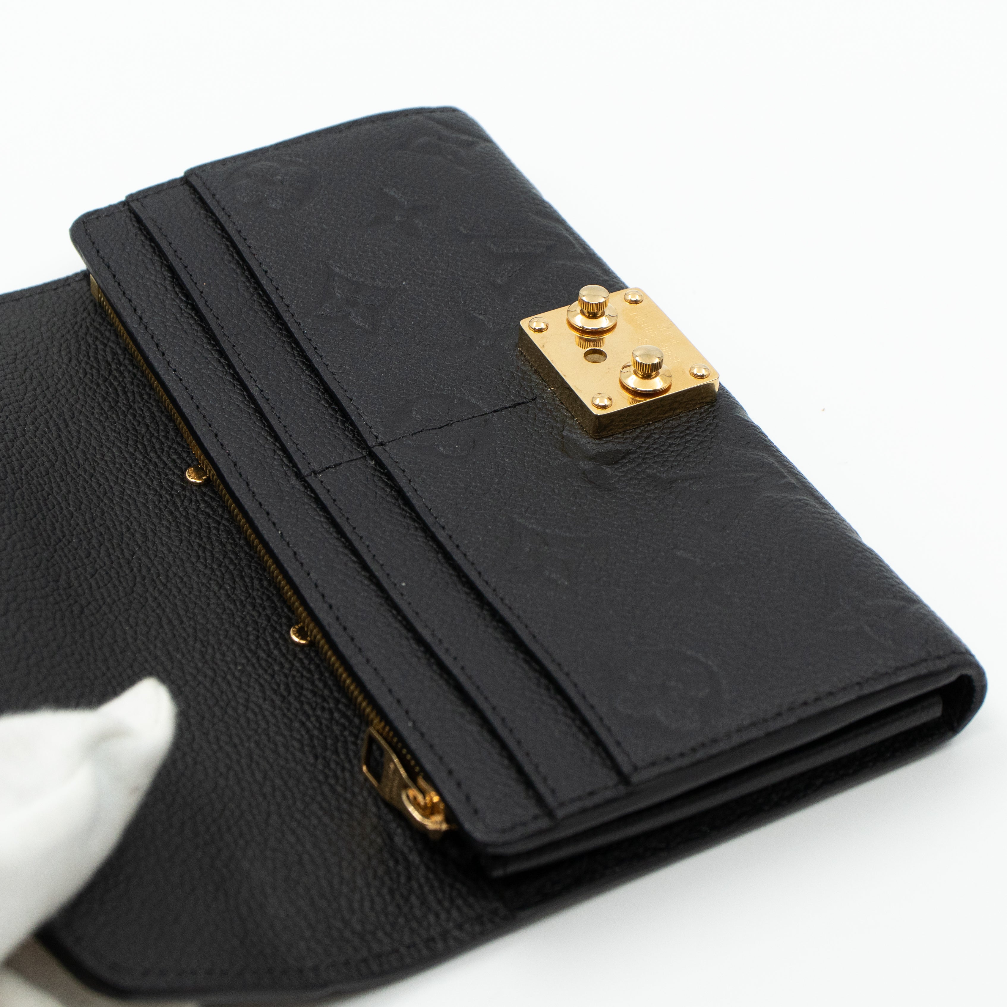 Metis Wallet Monogram Empreinte Black