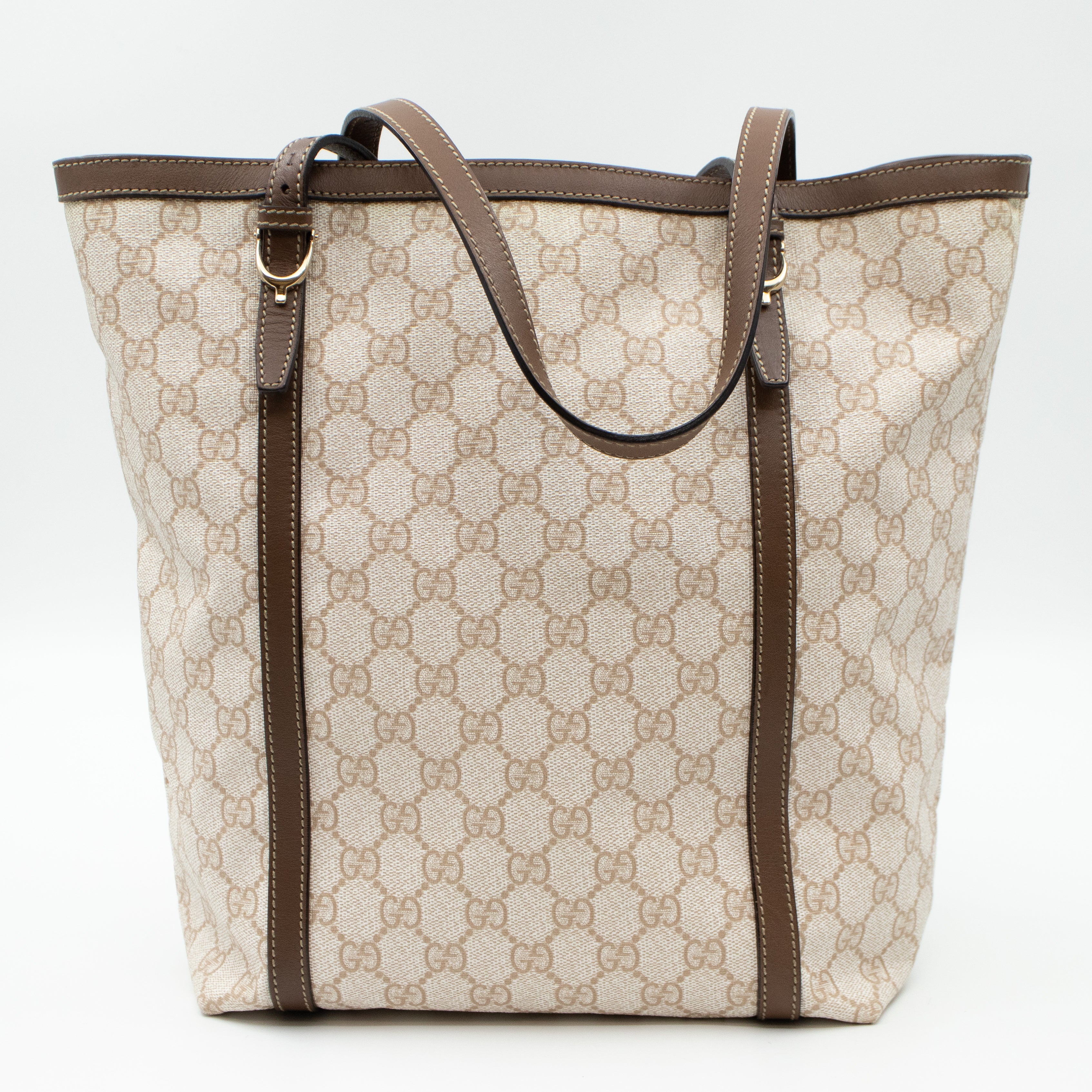 GG Medium Nice Tote Brown