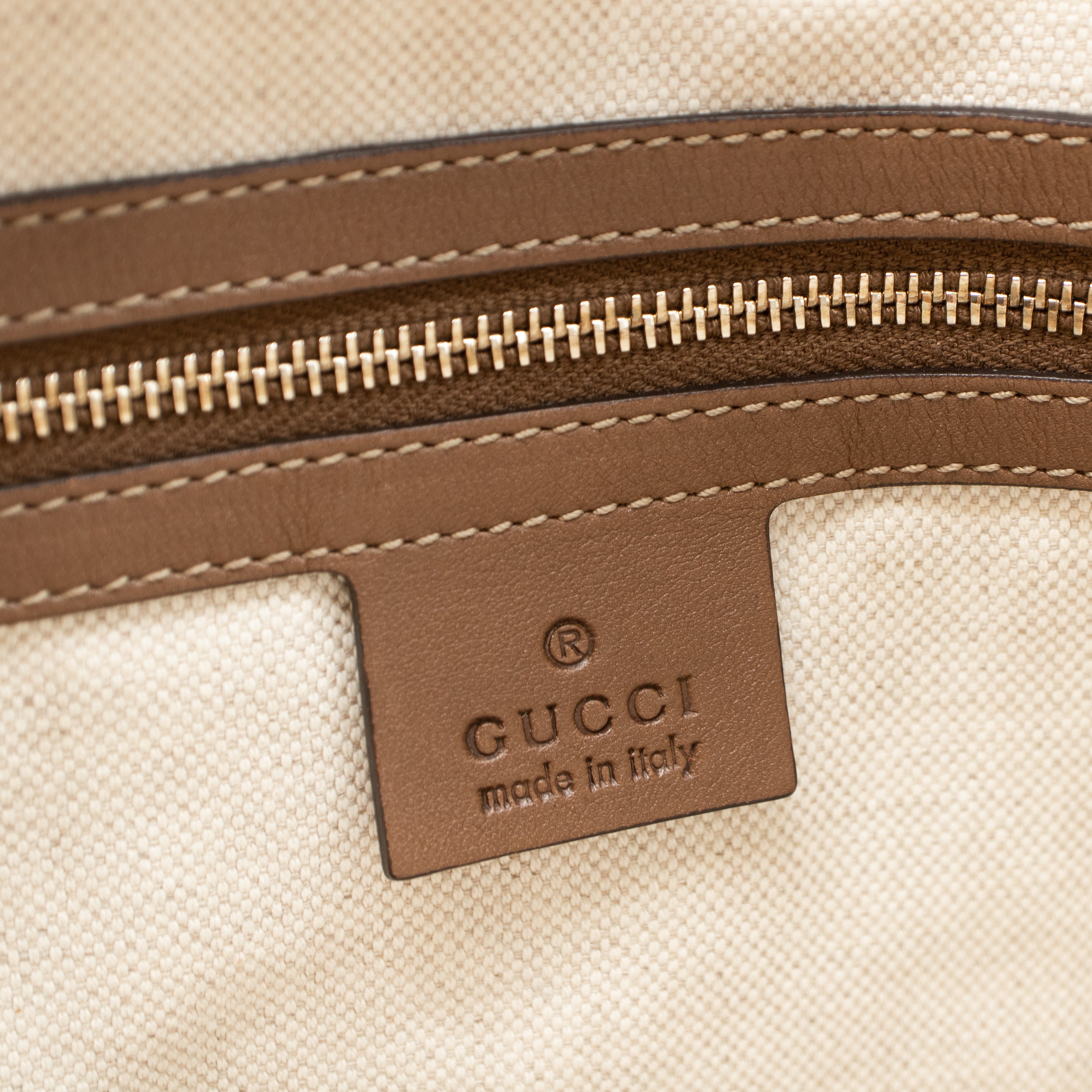 GG Medium Nice Tote Brown