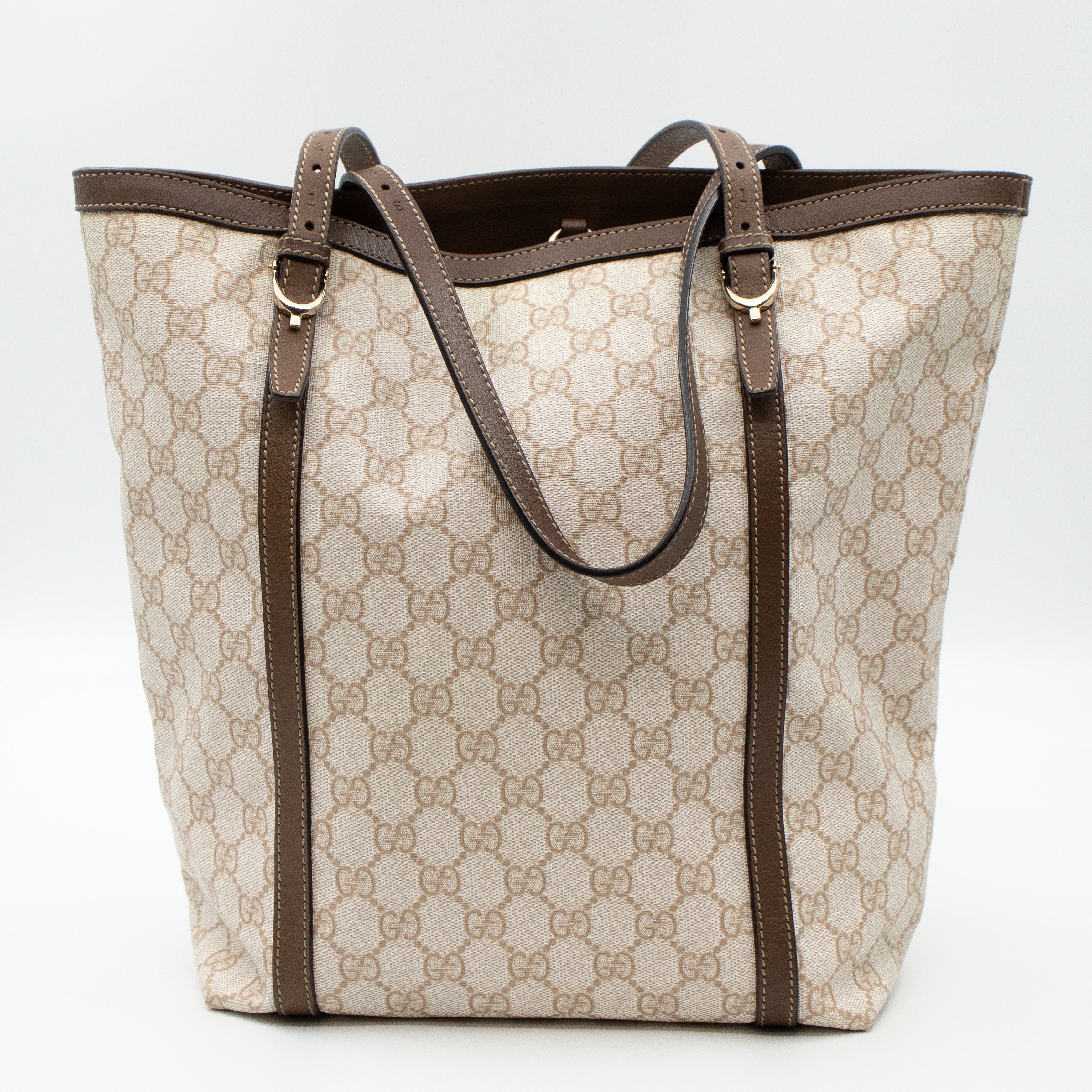 GG Medium Nice Tote Brown