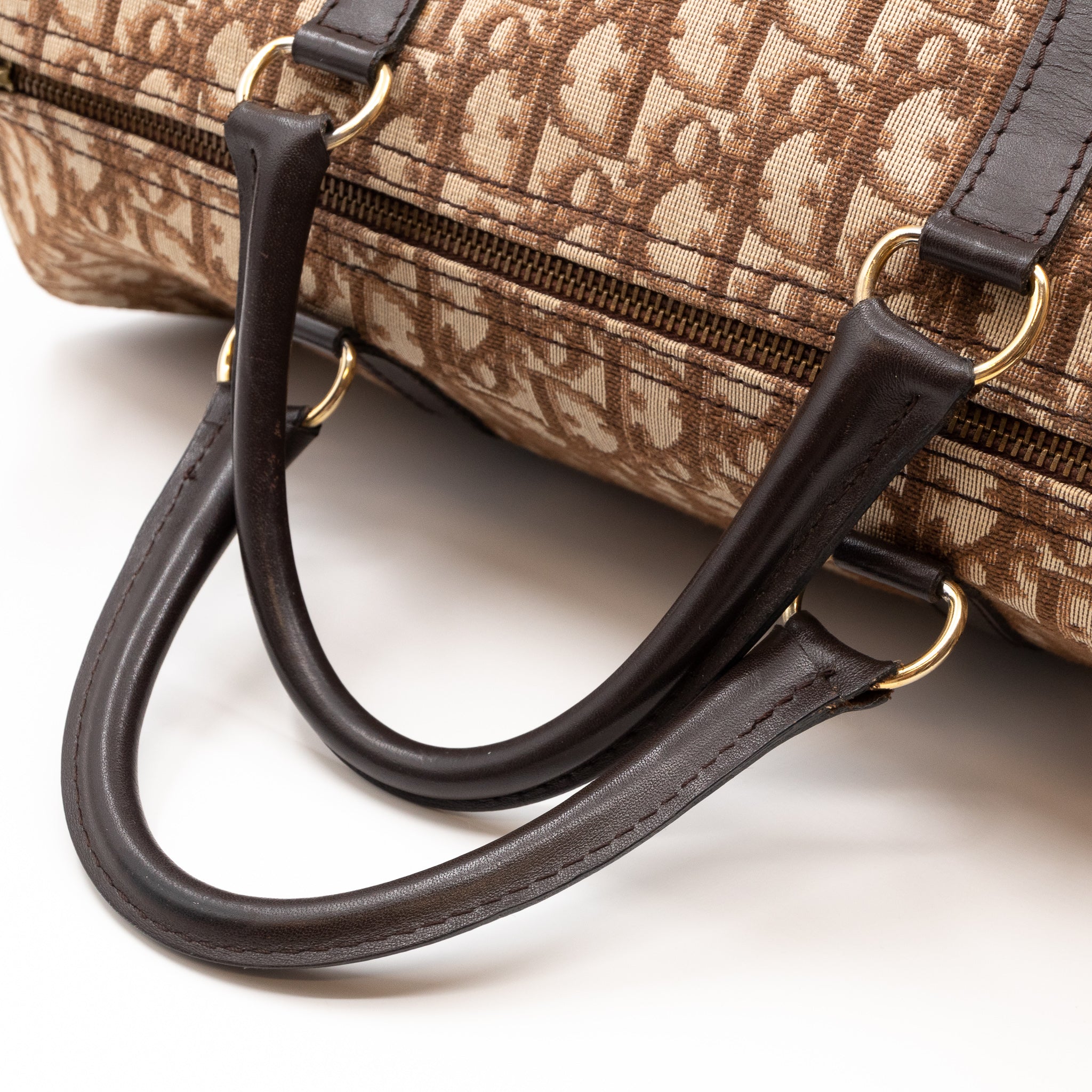 Trotter Duffle Bag Dior Oblique Brown