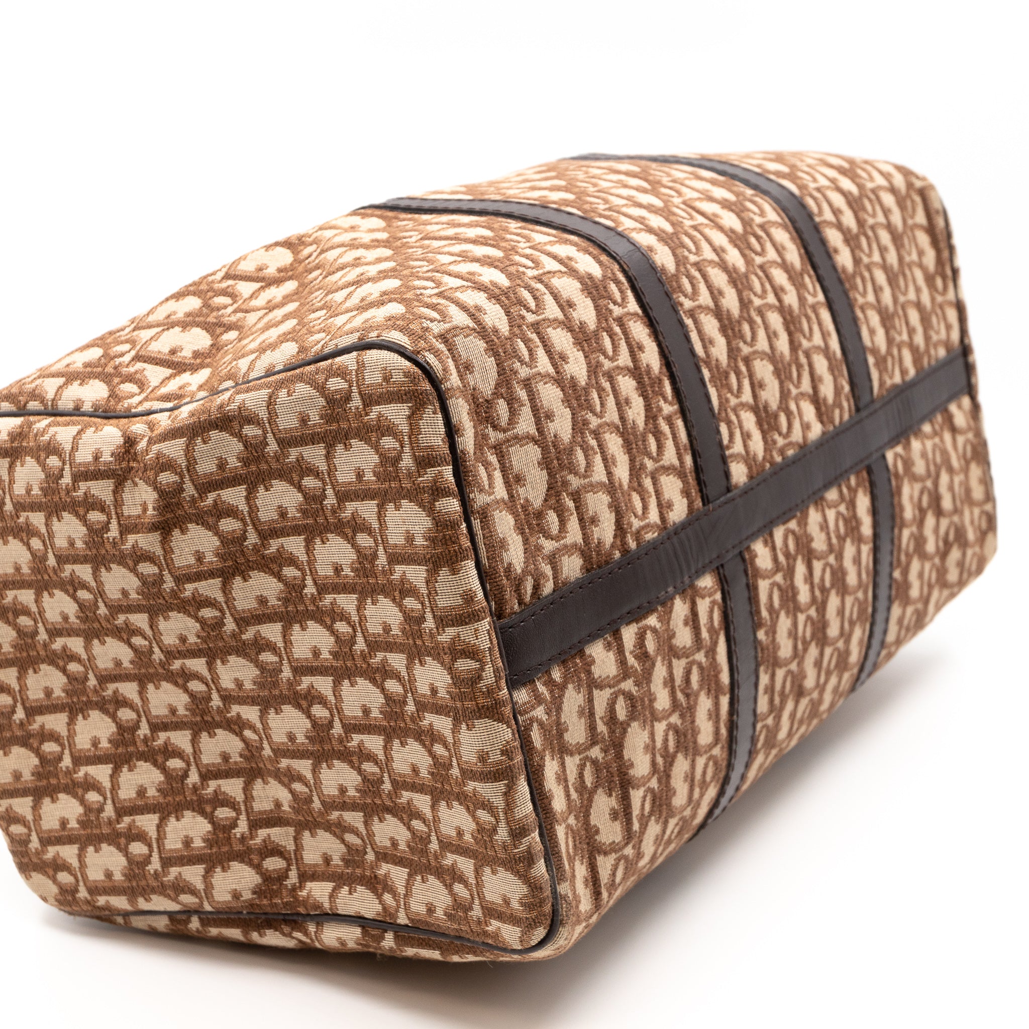 Trotter Duffle Bag Dior Oblique Brown