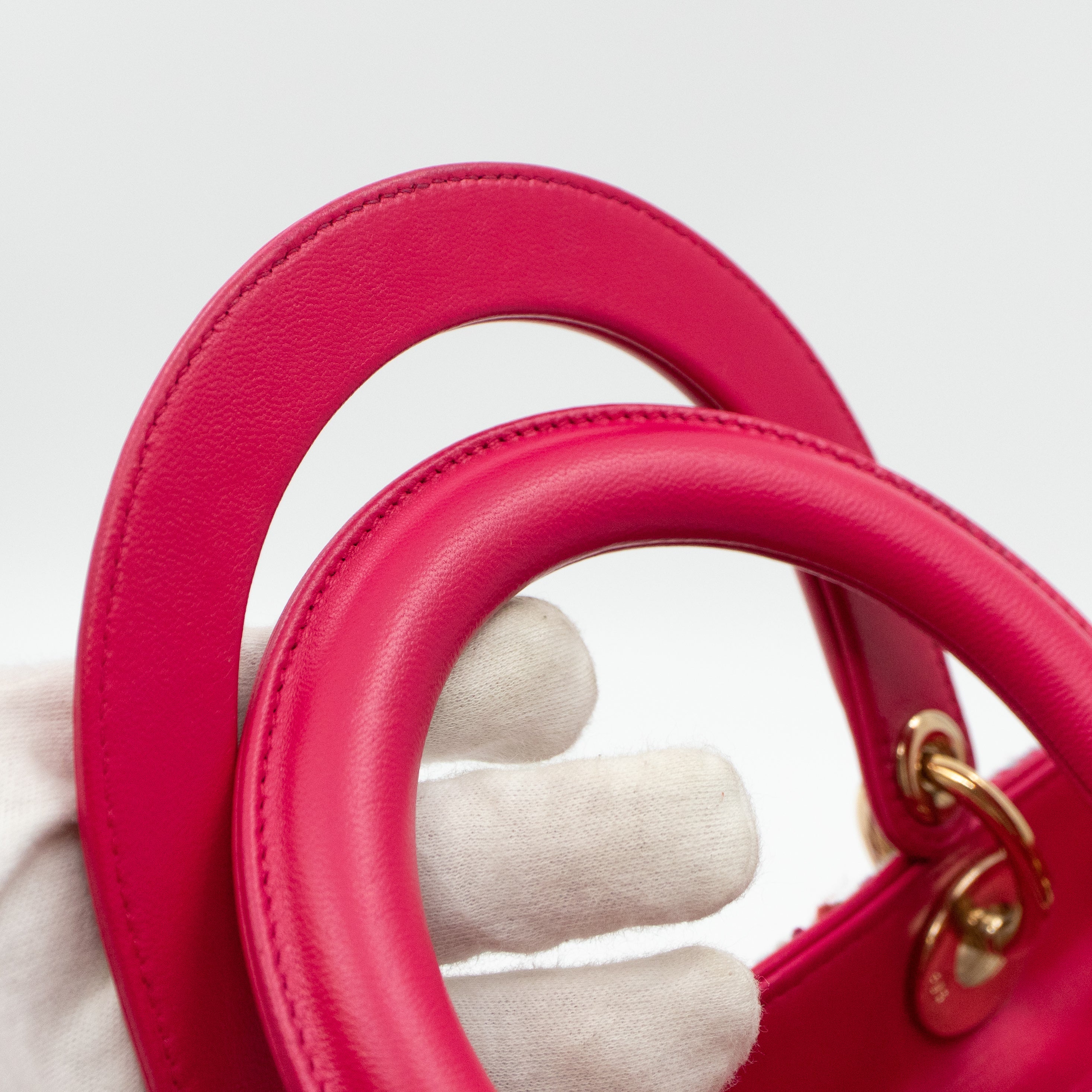 Lady Dior Medium Tweed Pink