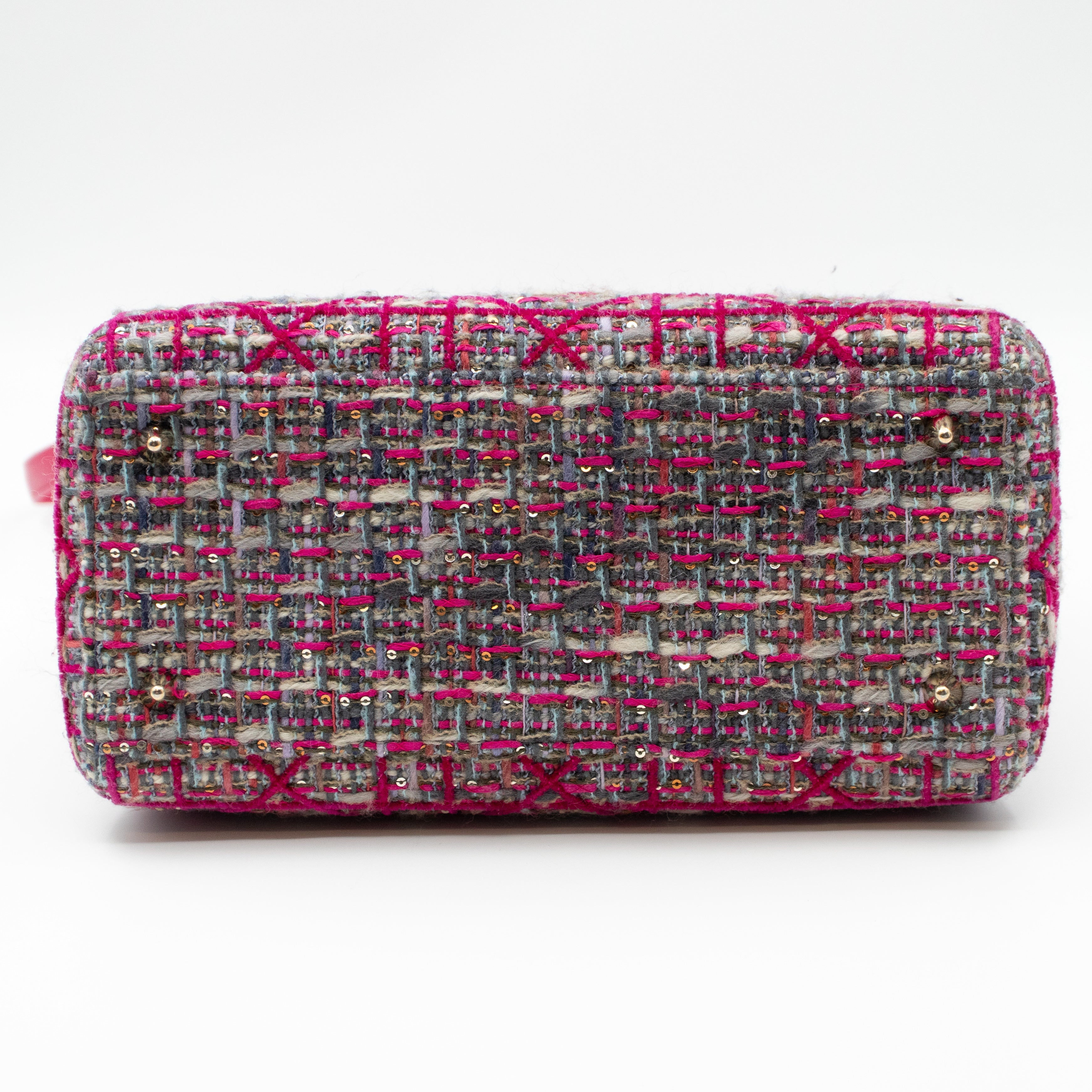Lady Dior Medium Tweed Pink