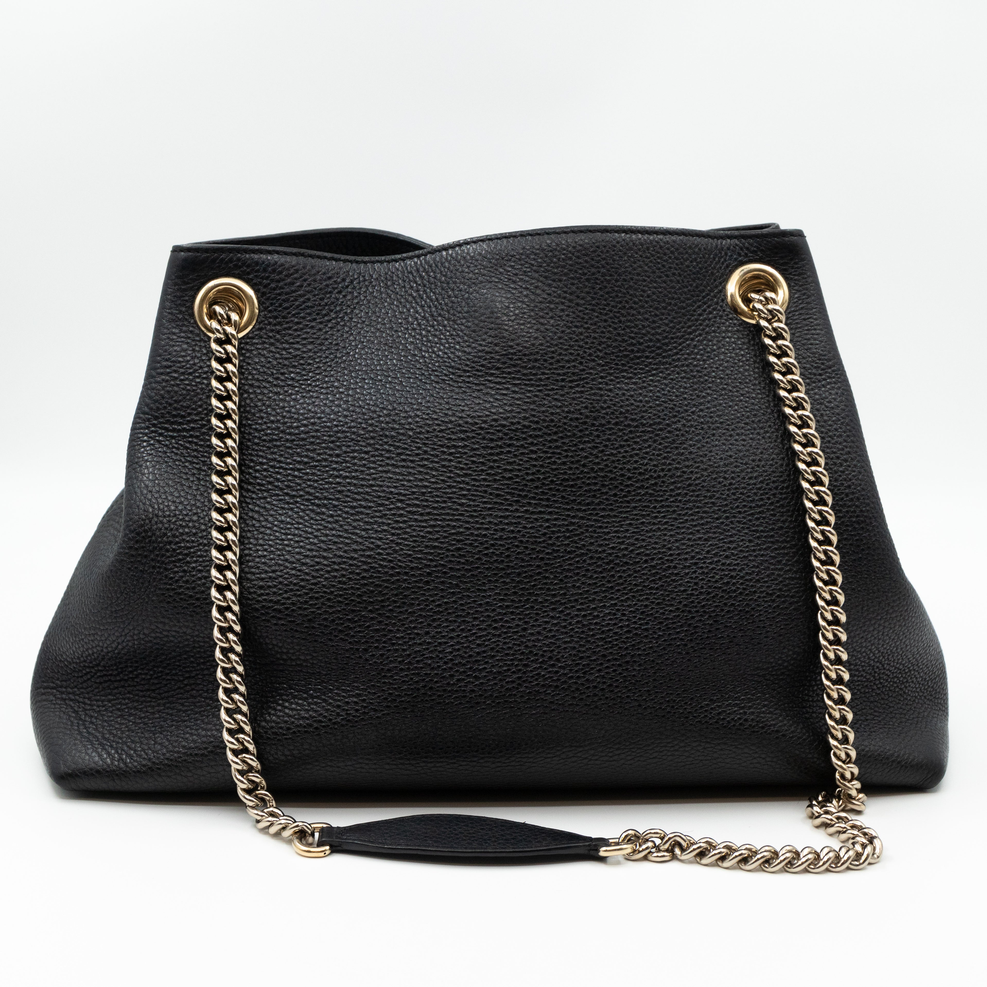 Soho Tassel Chain Black Leather