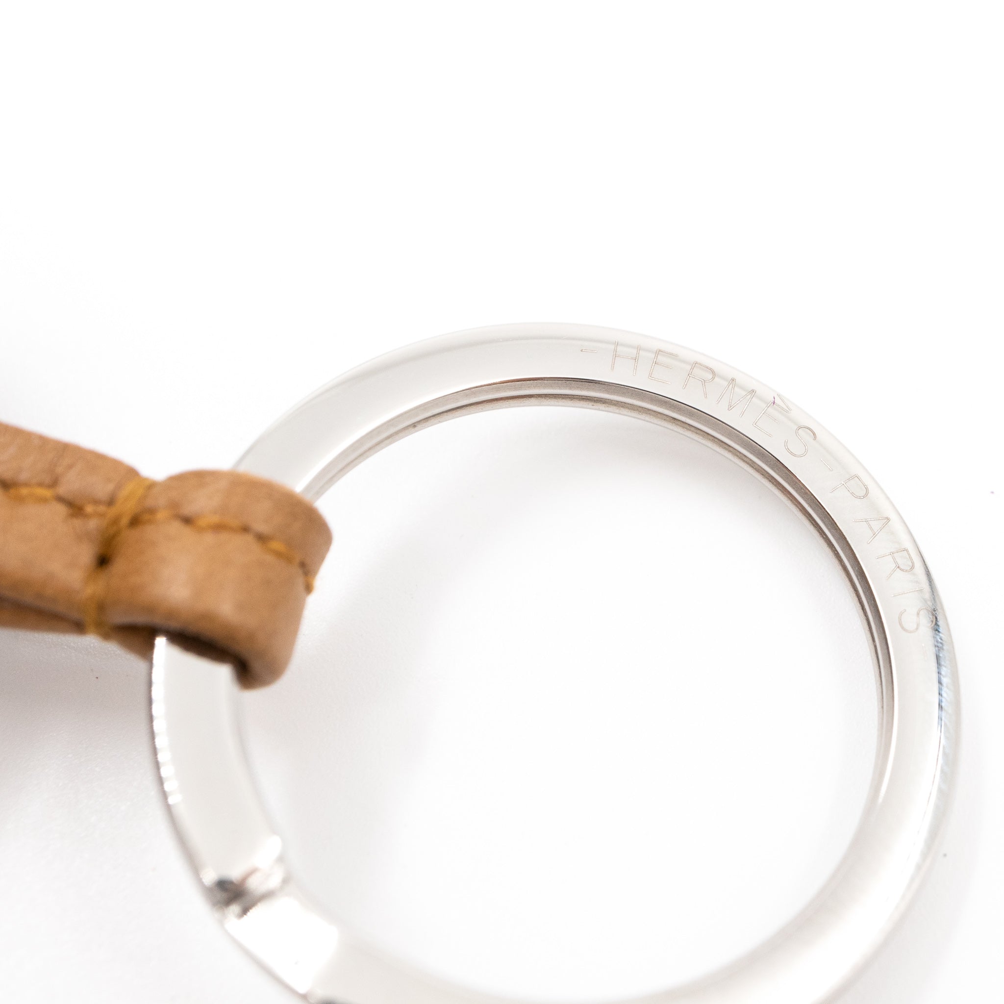 Carmen Key Ring Kraft Leather