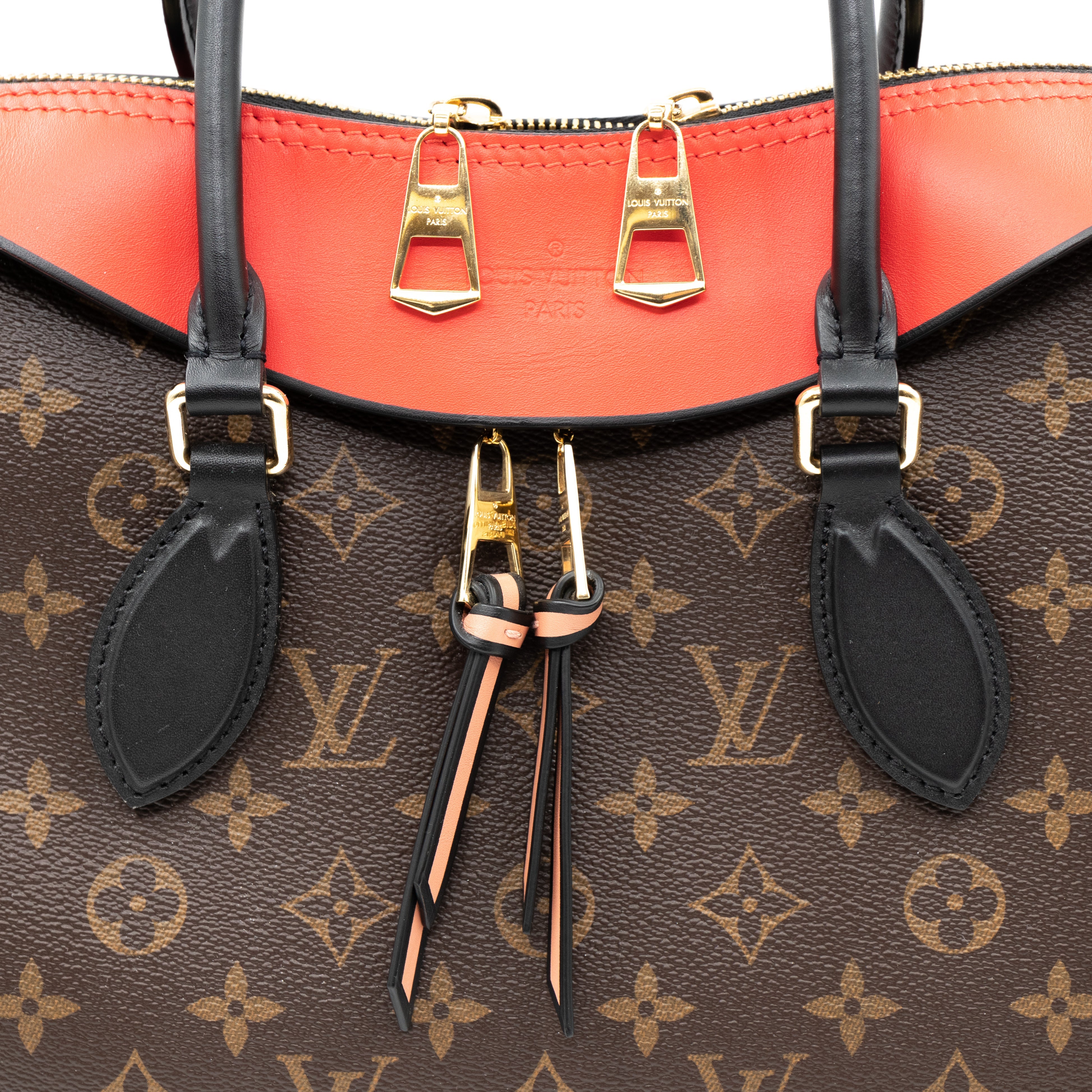 Tuileries Monogram Red Black