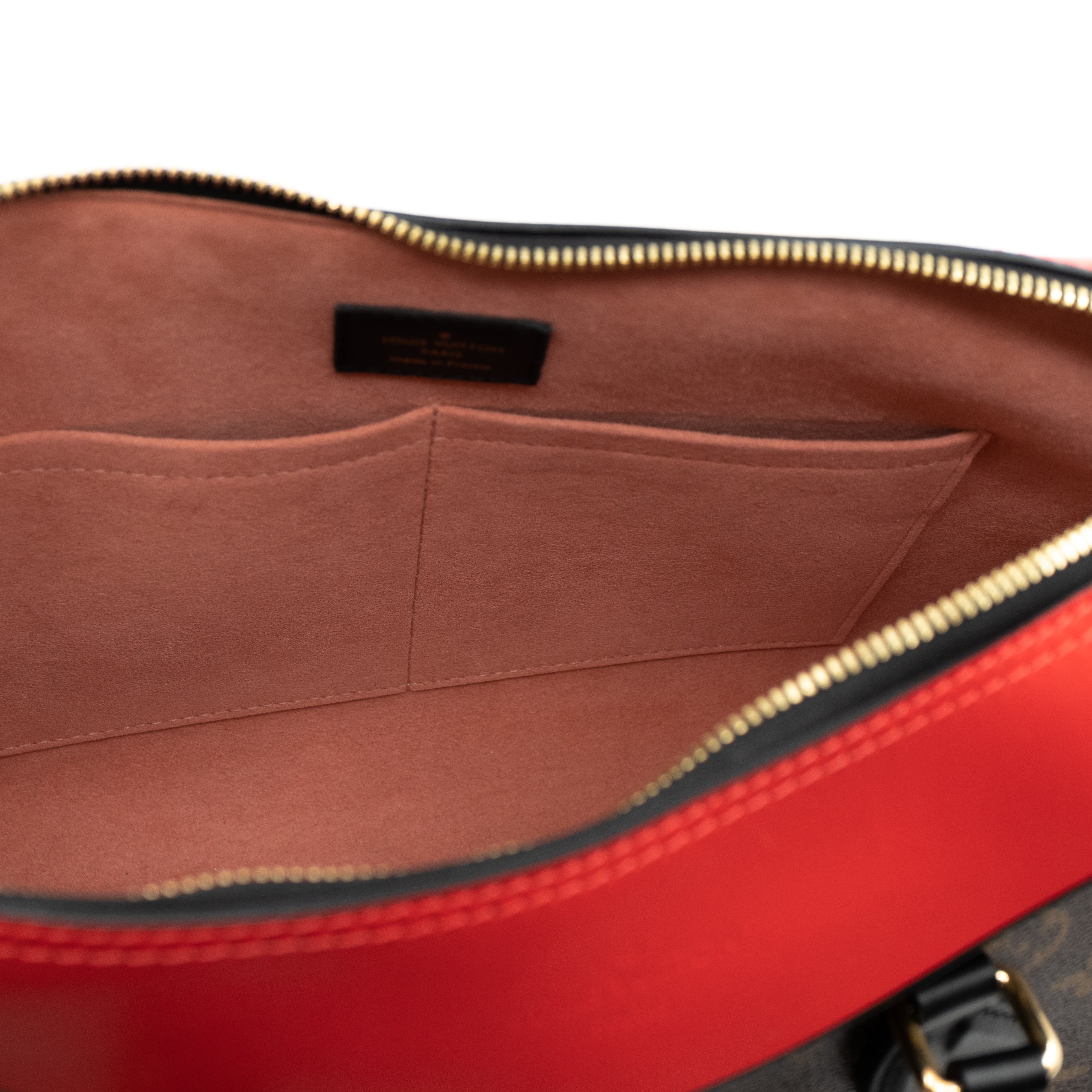 Tuileries Monogram Red Black