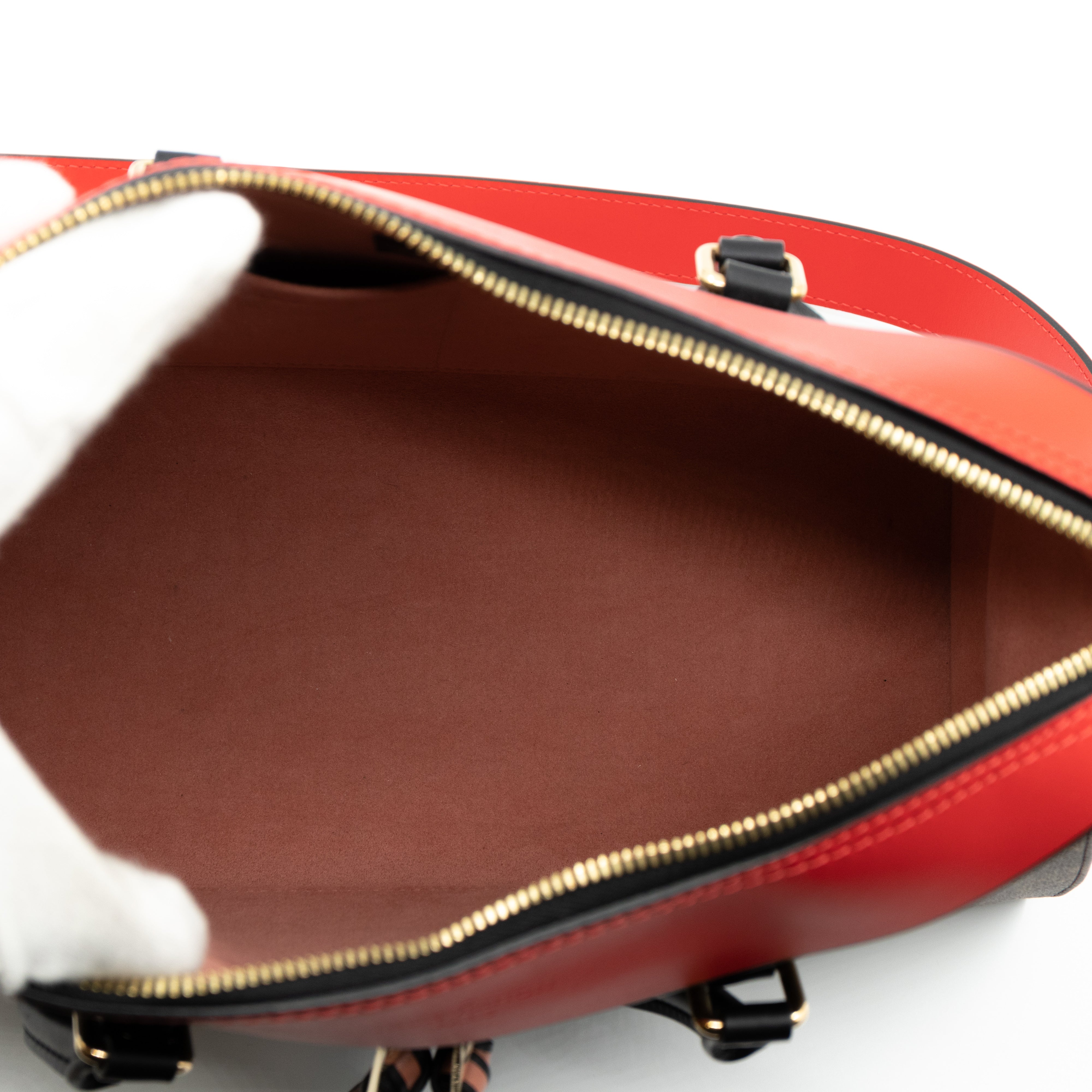 Tuileries Monogram Red Black