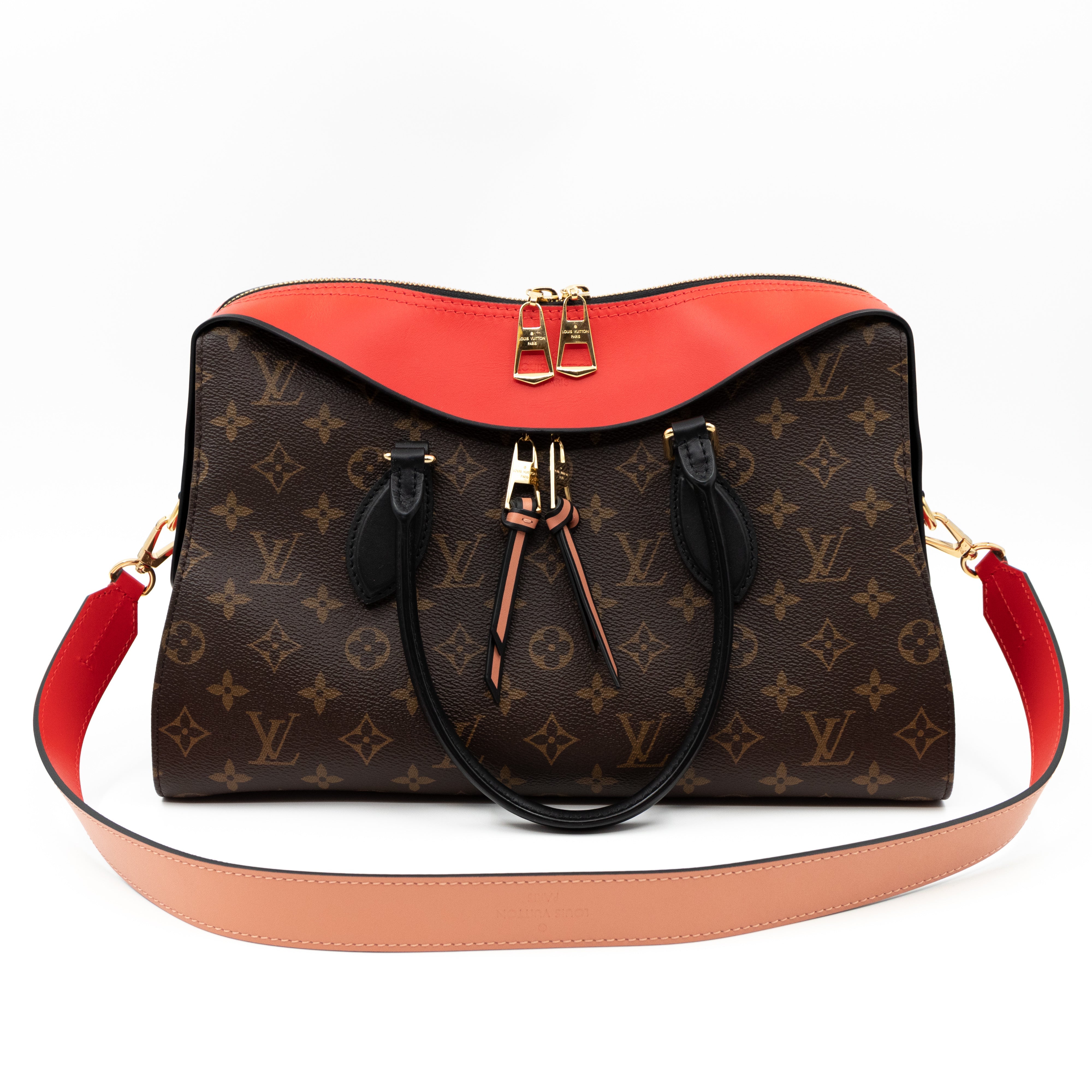 Tuileries Monogram Red Black
