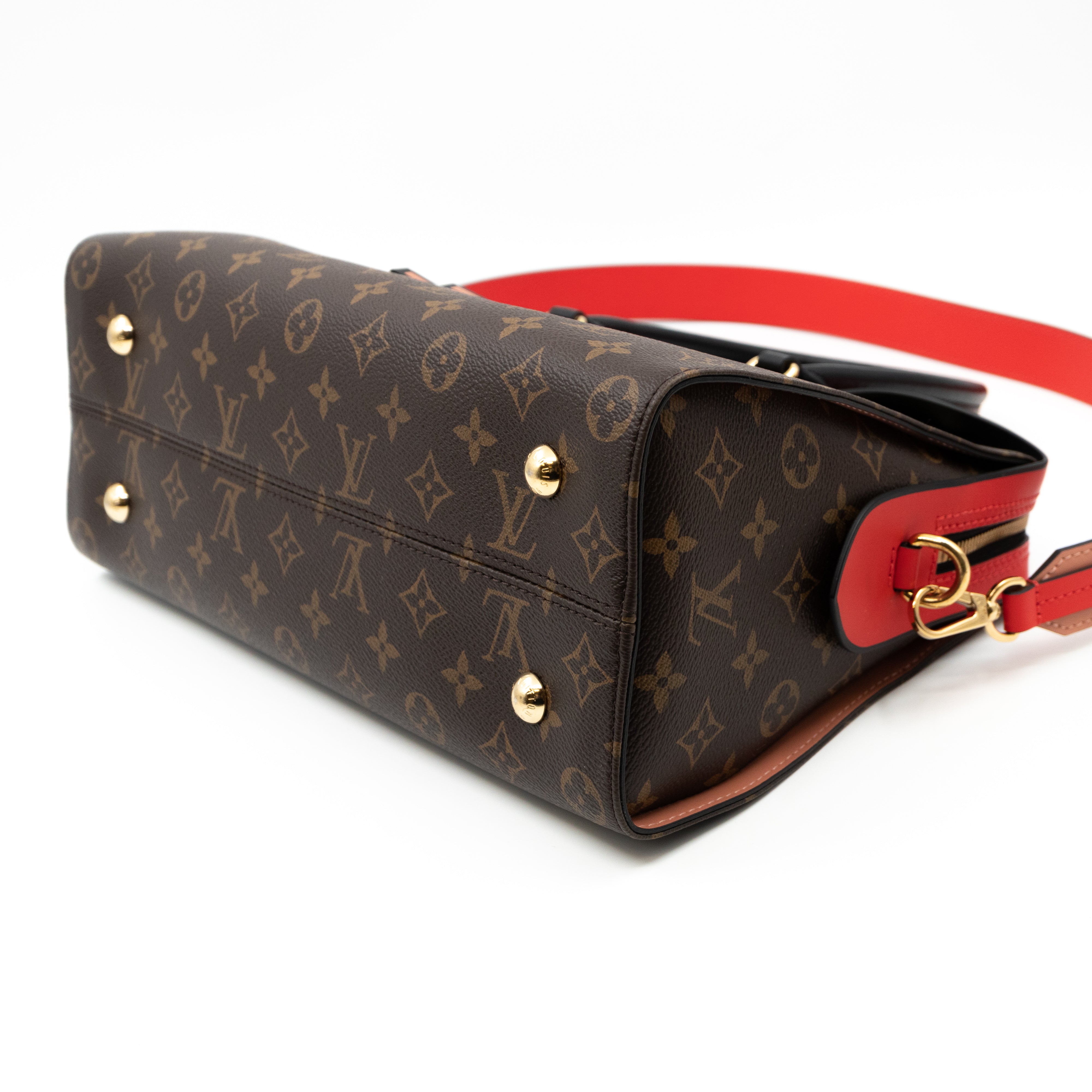 Tuileries Monogram Red Black