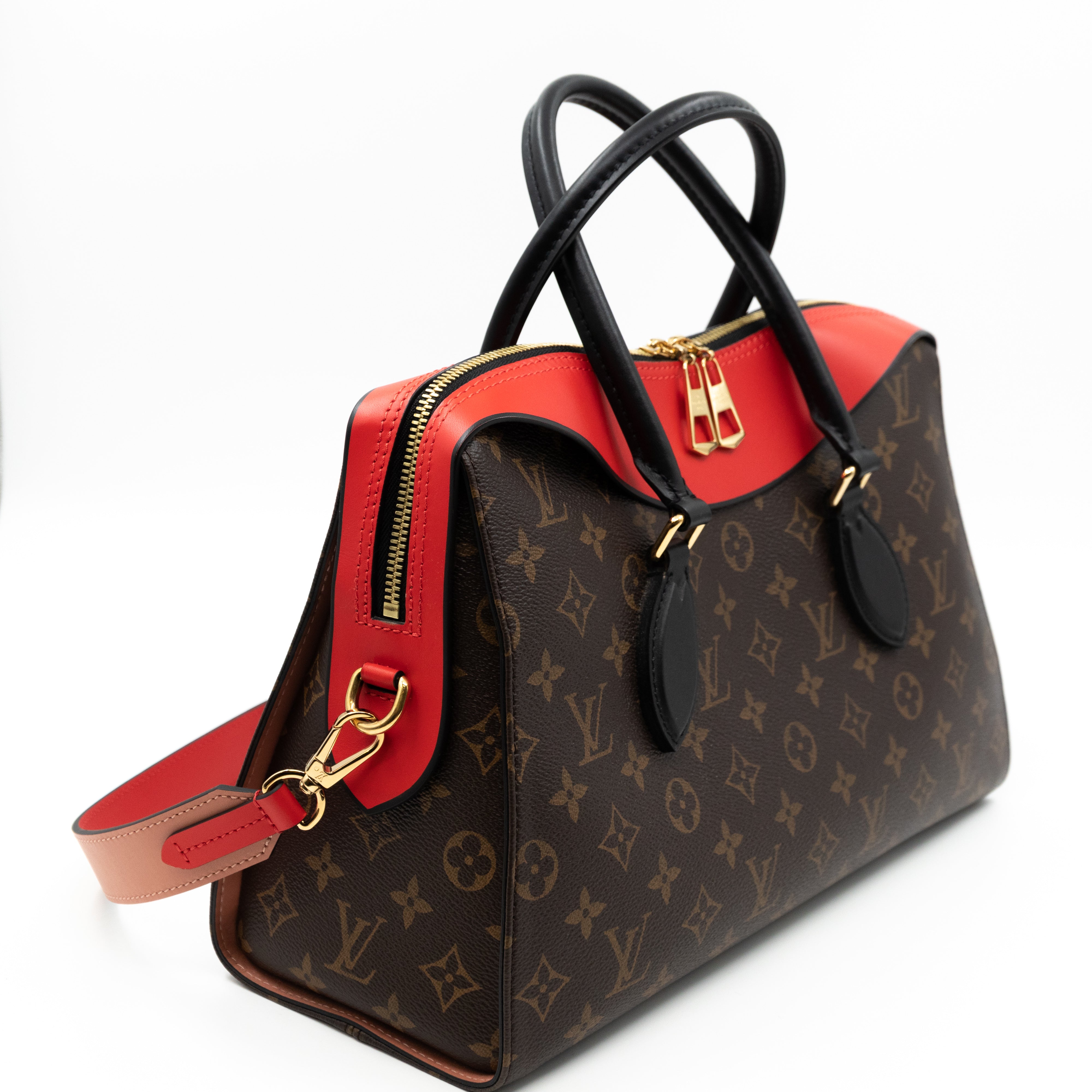 Tuileries Monogram Red Black