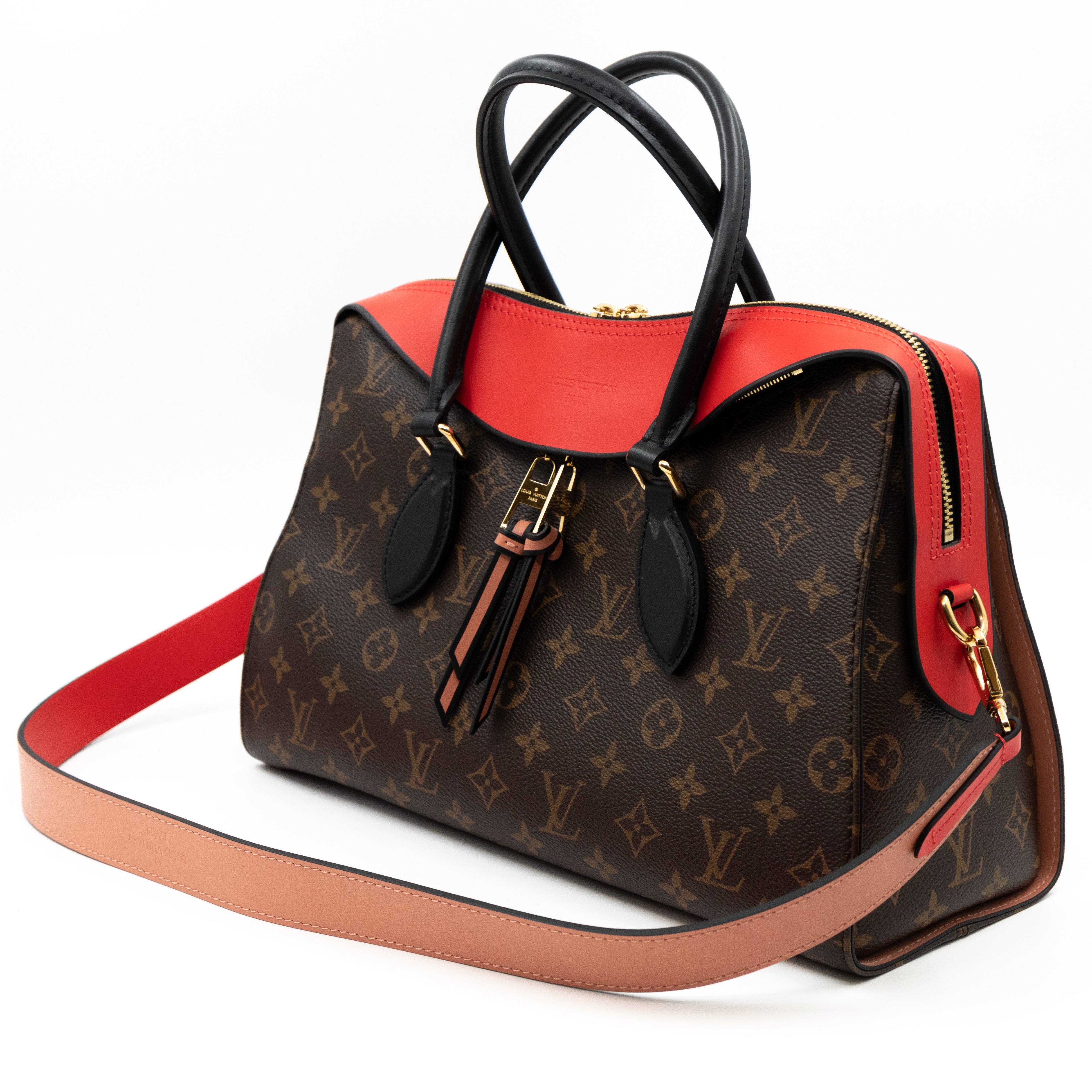 Tuileries Monogram Red Black