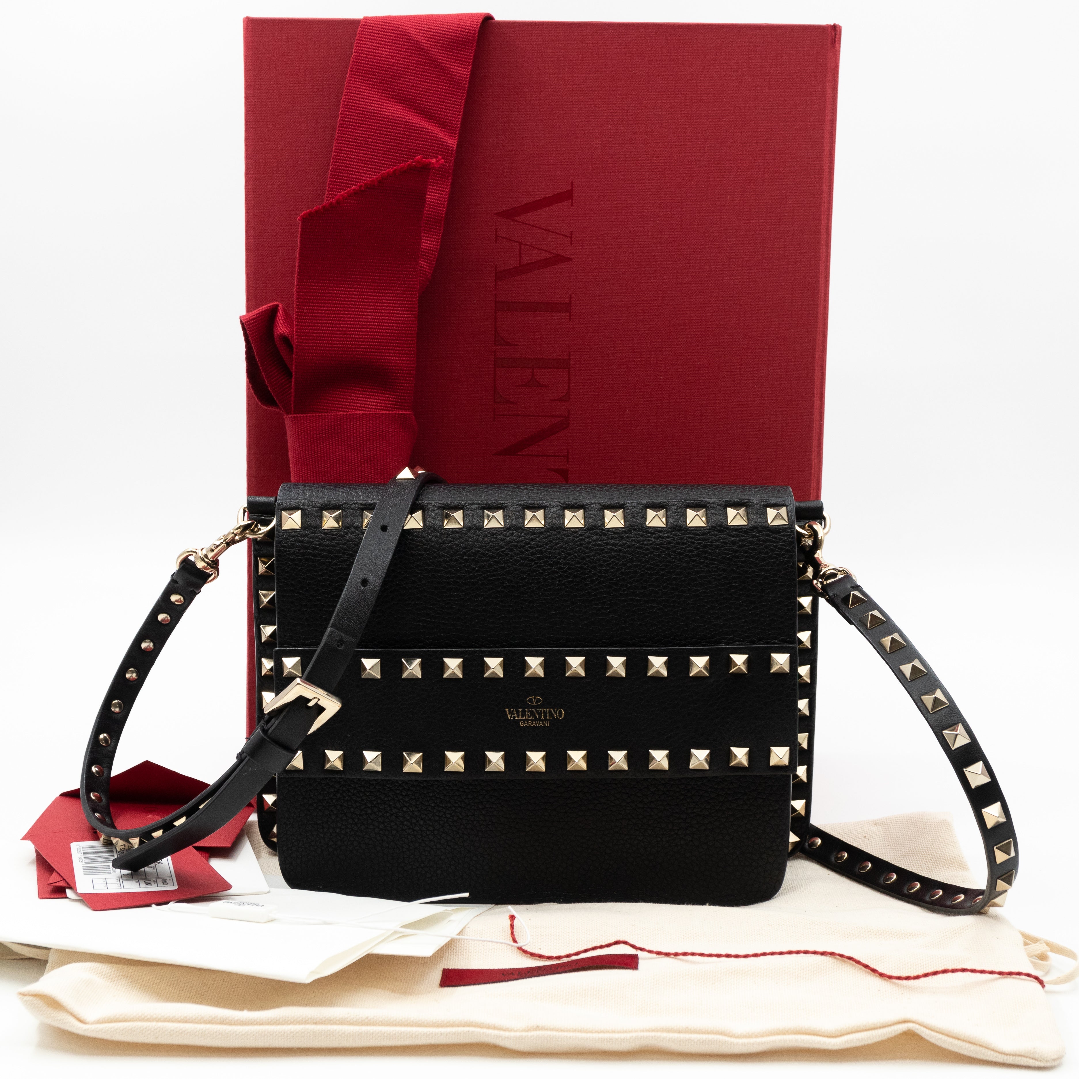 Black Leather shoulder bag Red Valentino - Vitkac GB