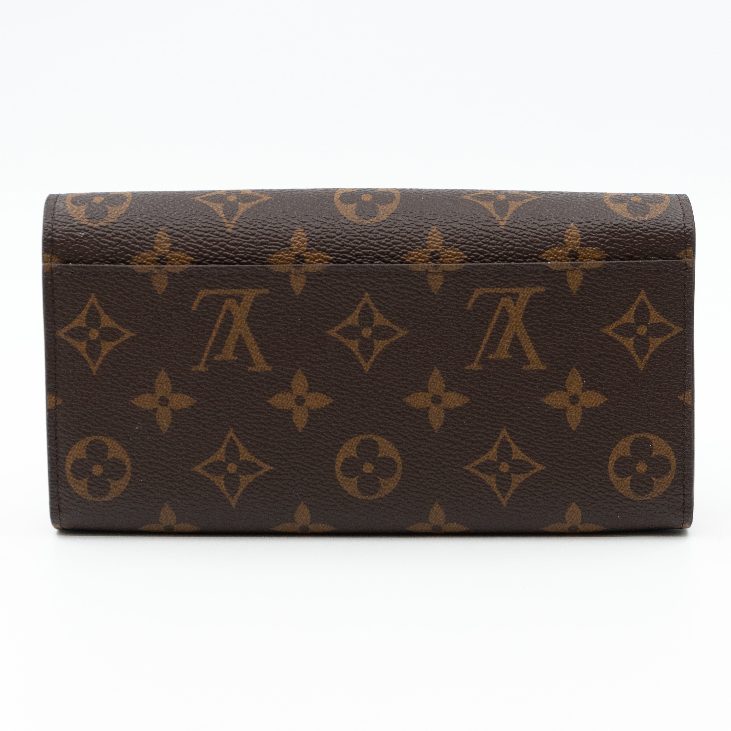 Sarah Wallet Monogram Red
