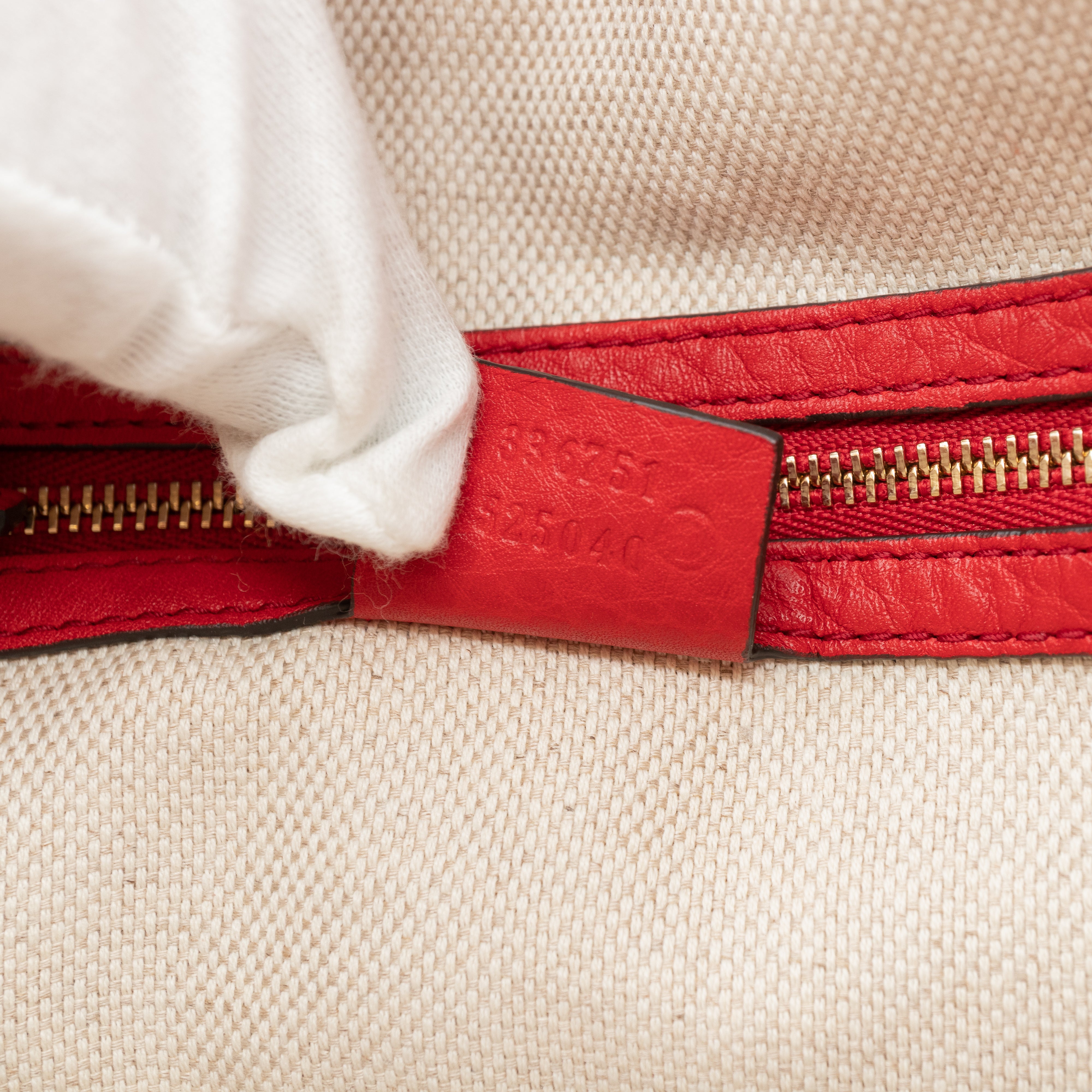 Soho Two Way Tote Red Leather