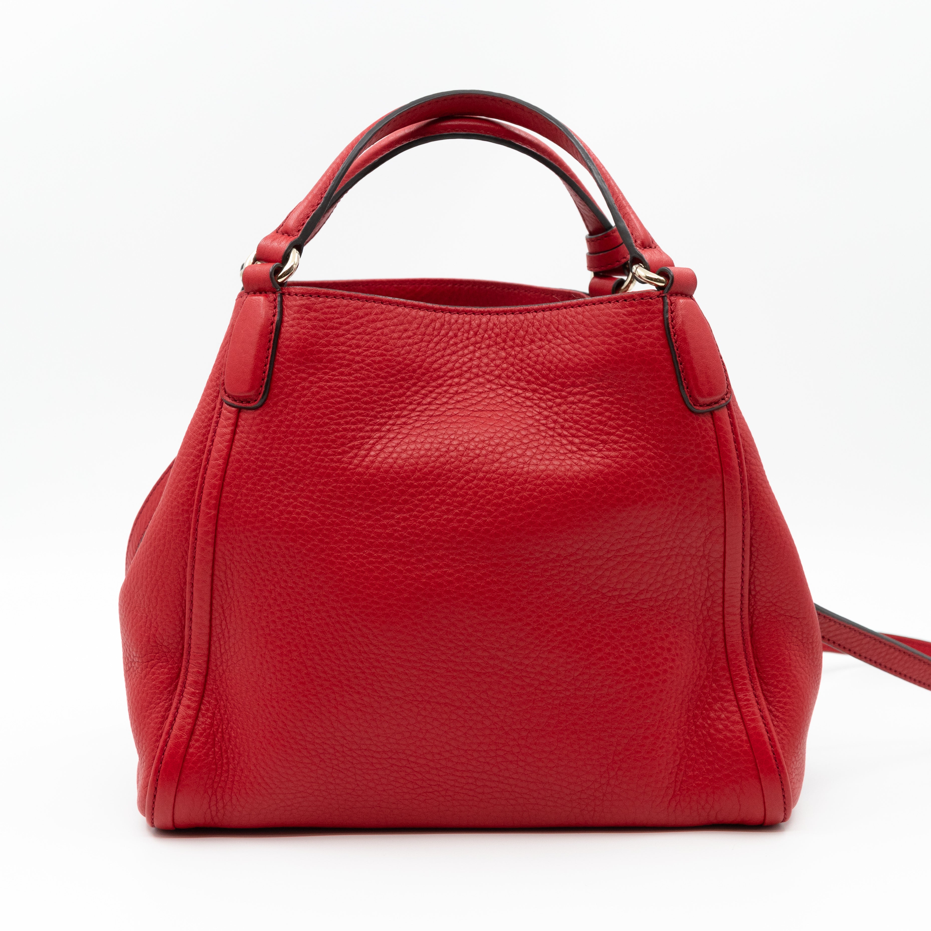 Soho Two Way Tote Red Leather
