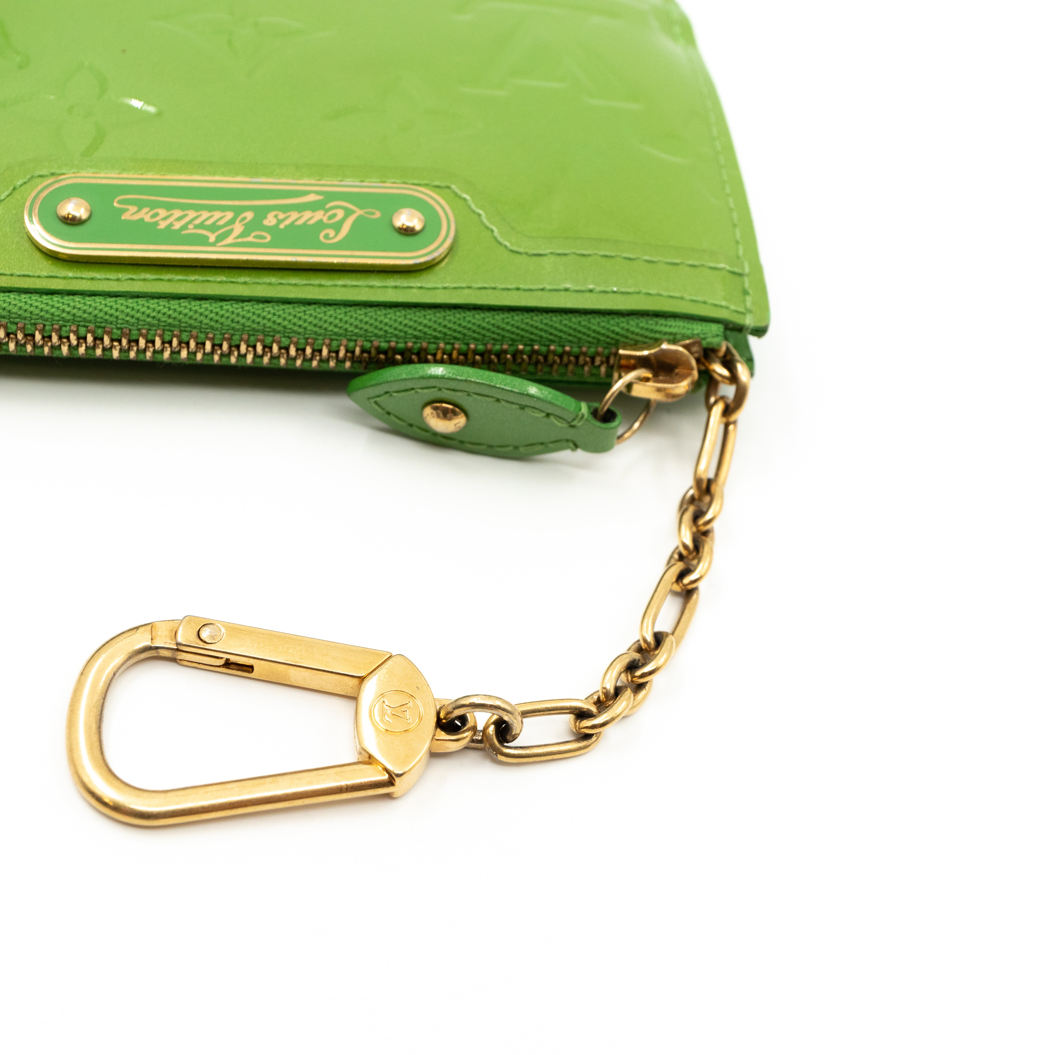 Key Pouch Vernis Vert Tonic