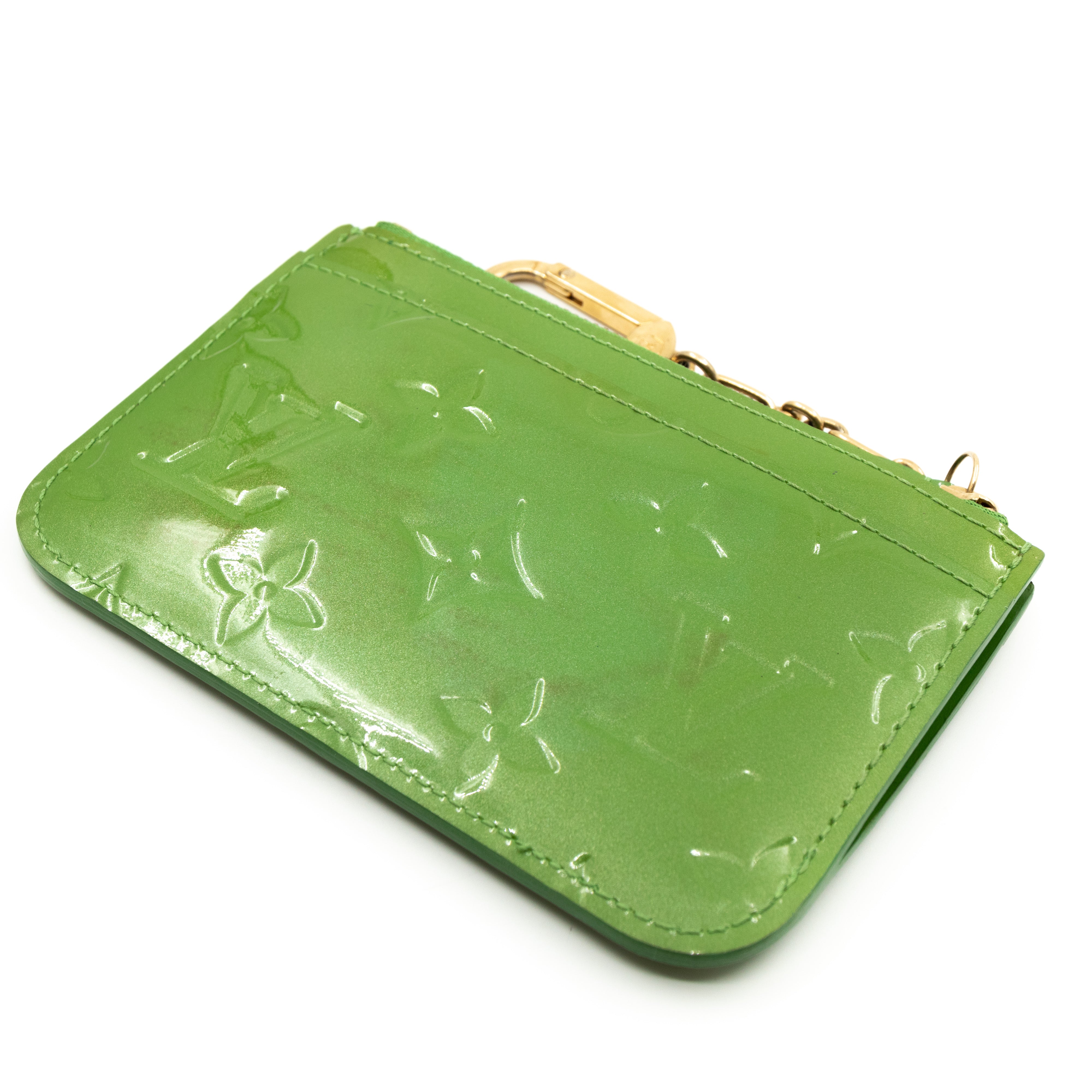 Key Pouch Vernis Vert Tonic
