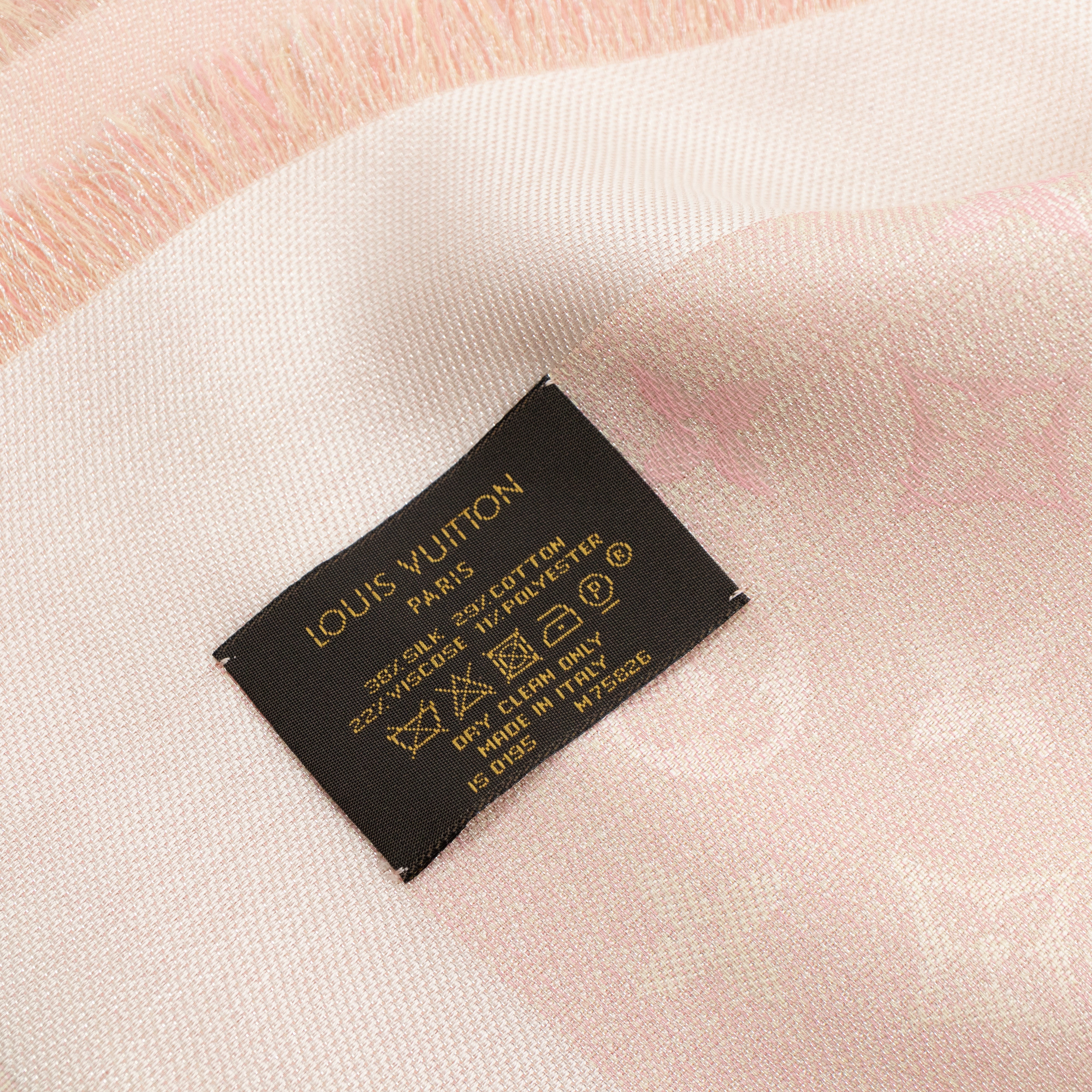 Monogram Shine Shawl Sunrise