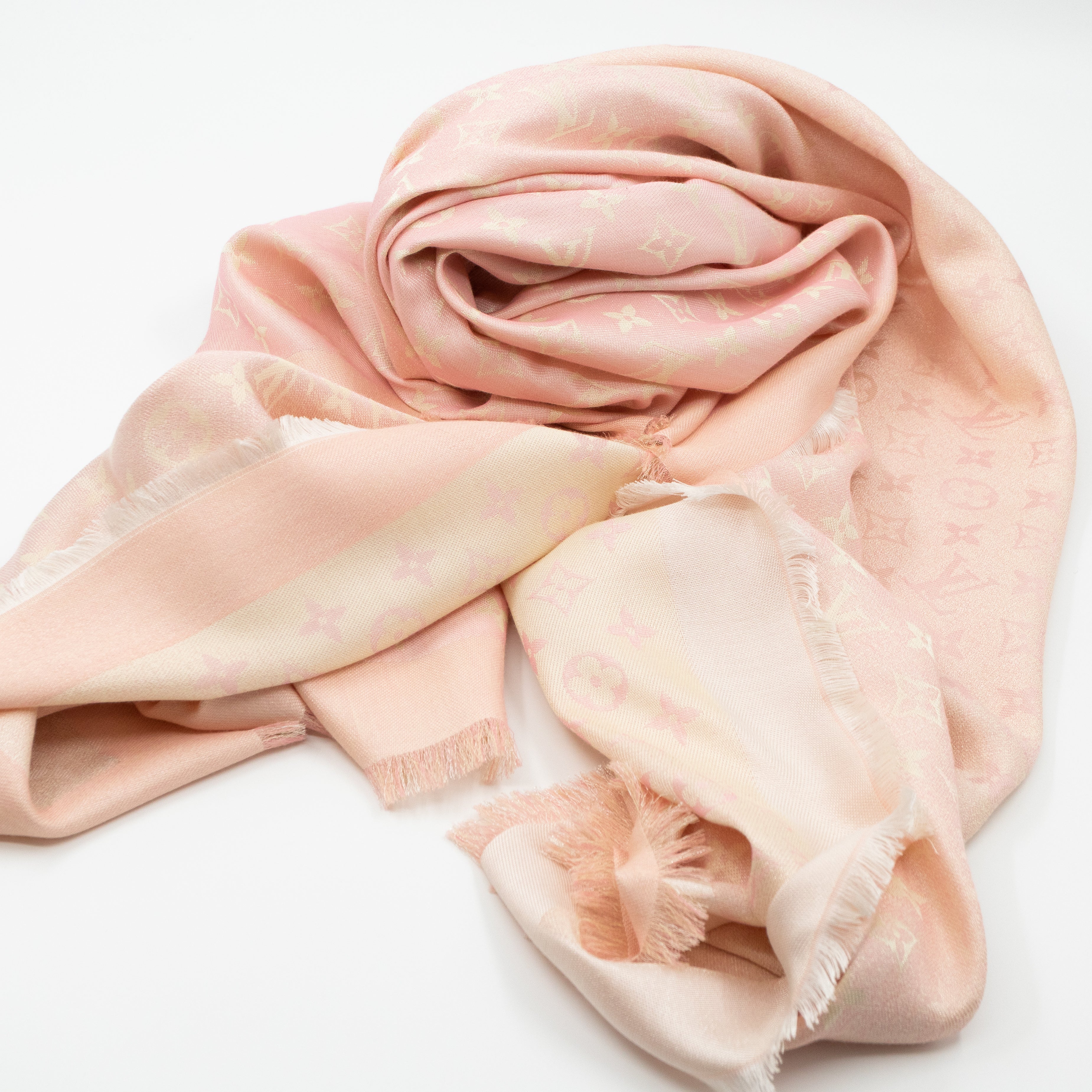 Monogram Shine Shawl Sunrise