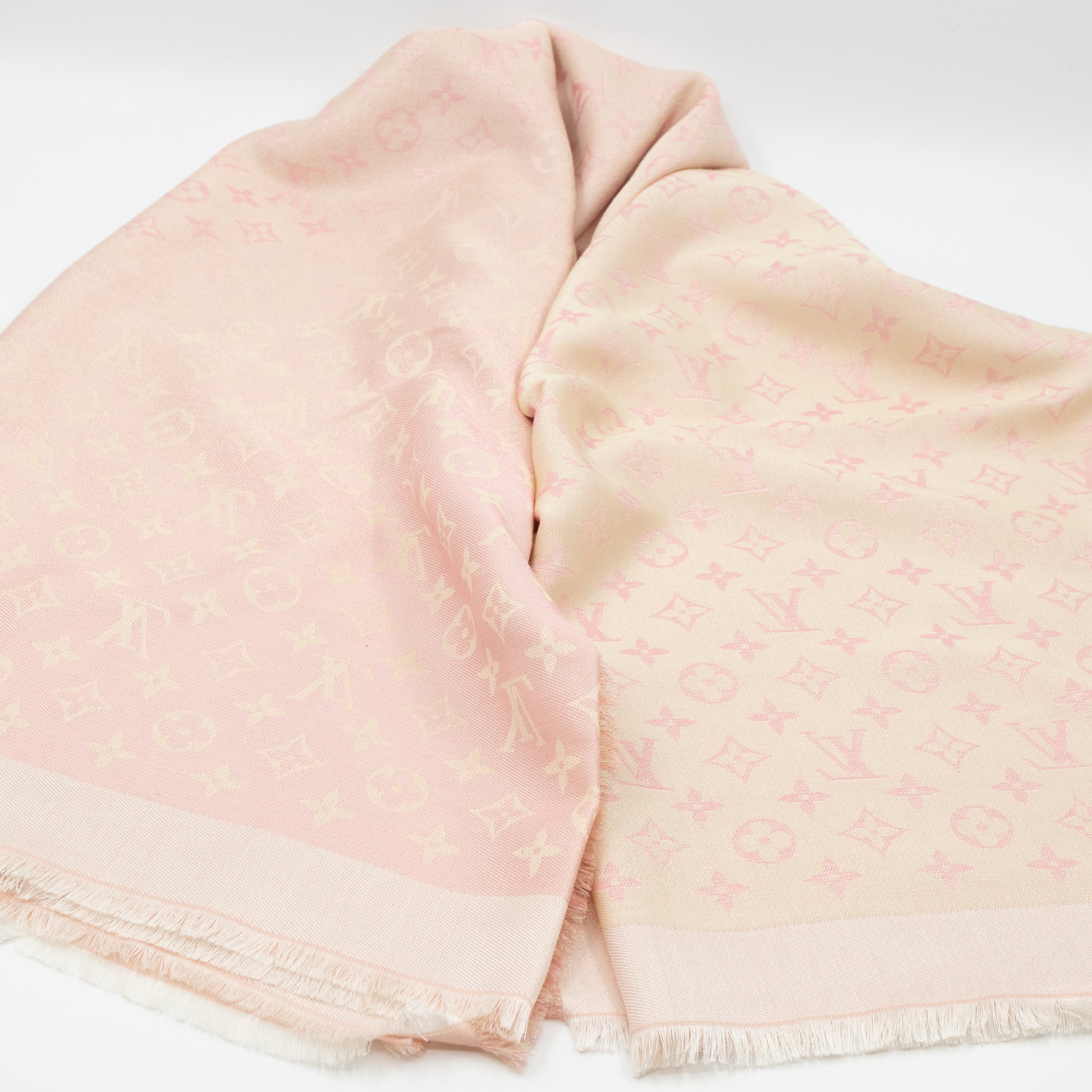 Monogram Shine Shawl Sunrise