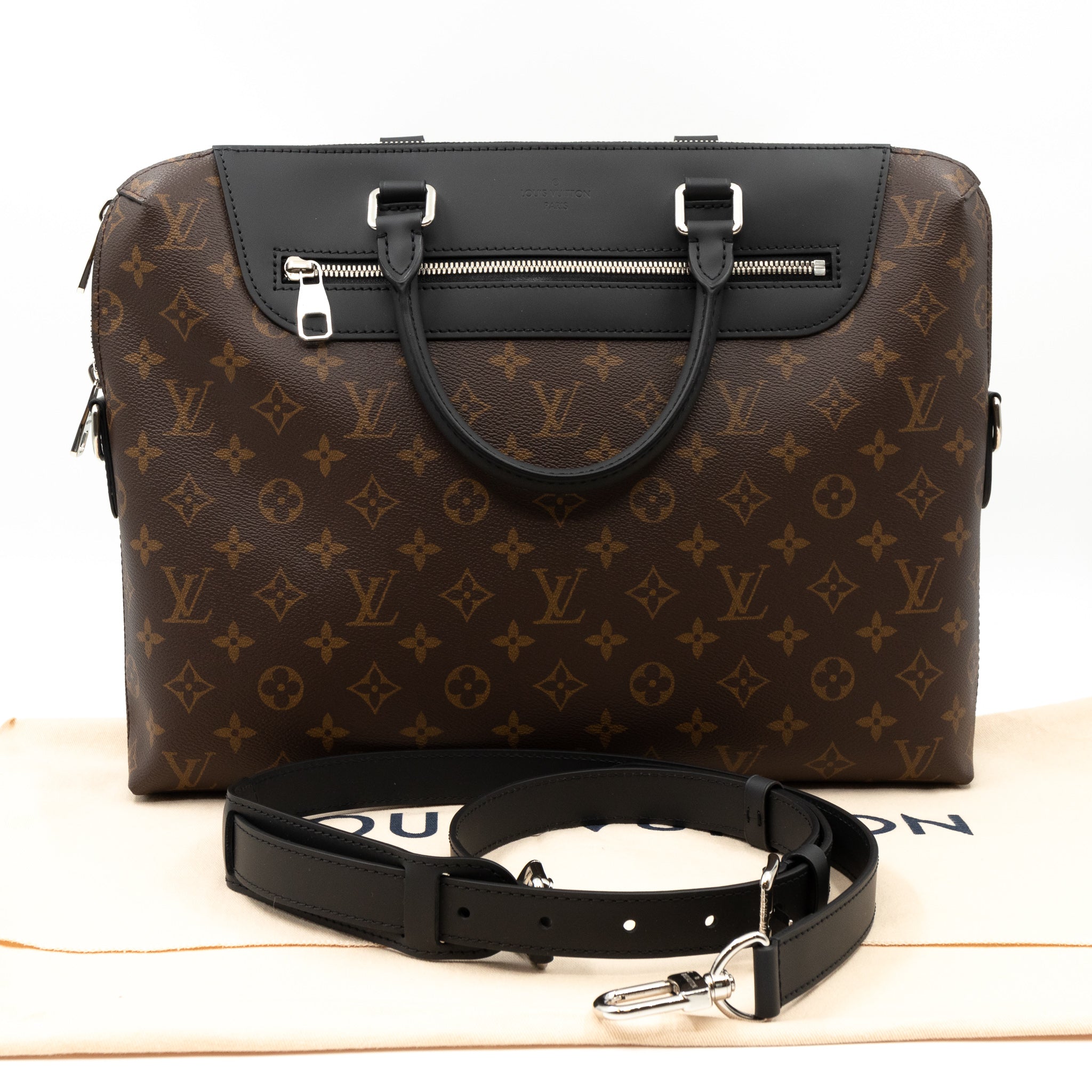 Porte-Documents Jour Monogram Macassar