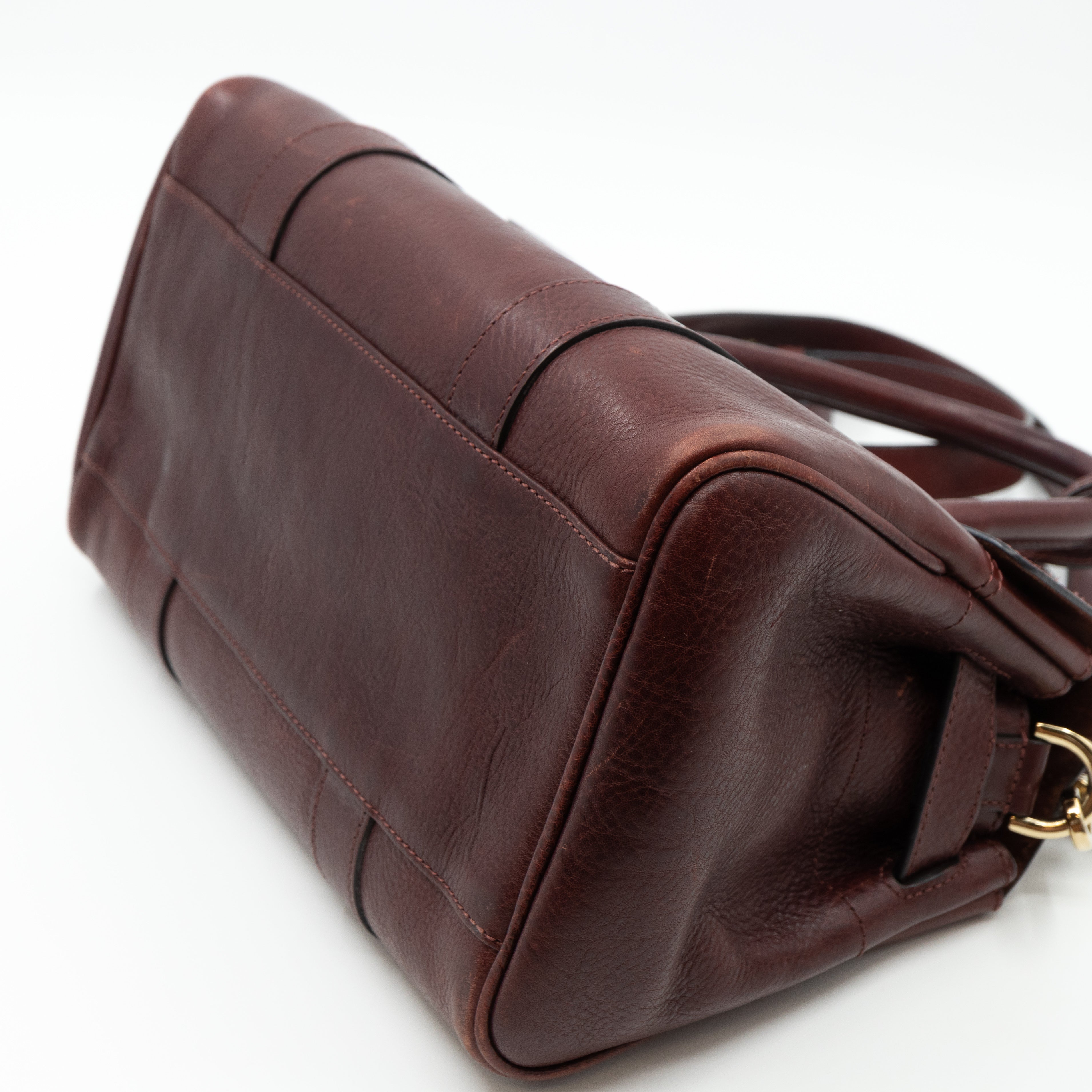 Small Bayswater Satchel Oxblood Leather