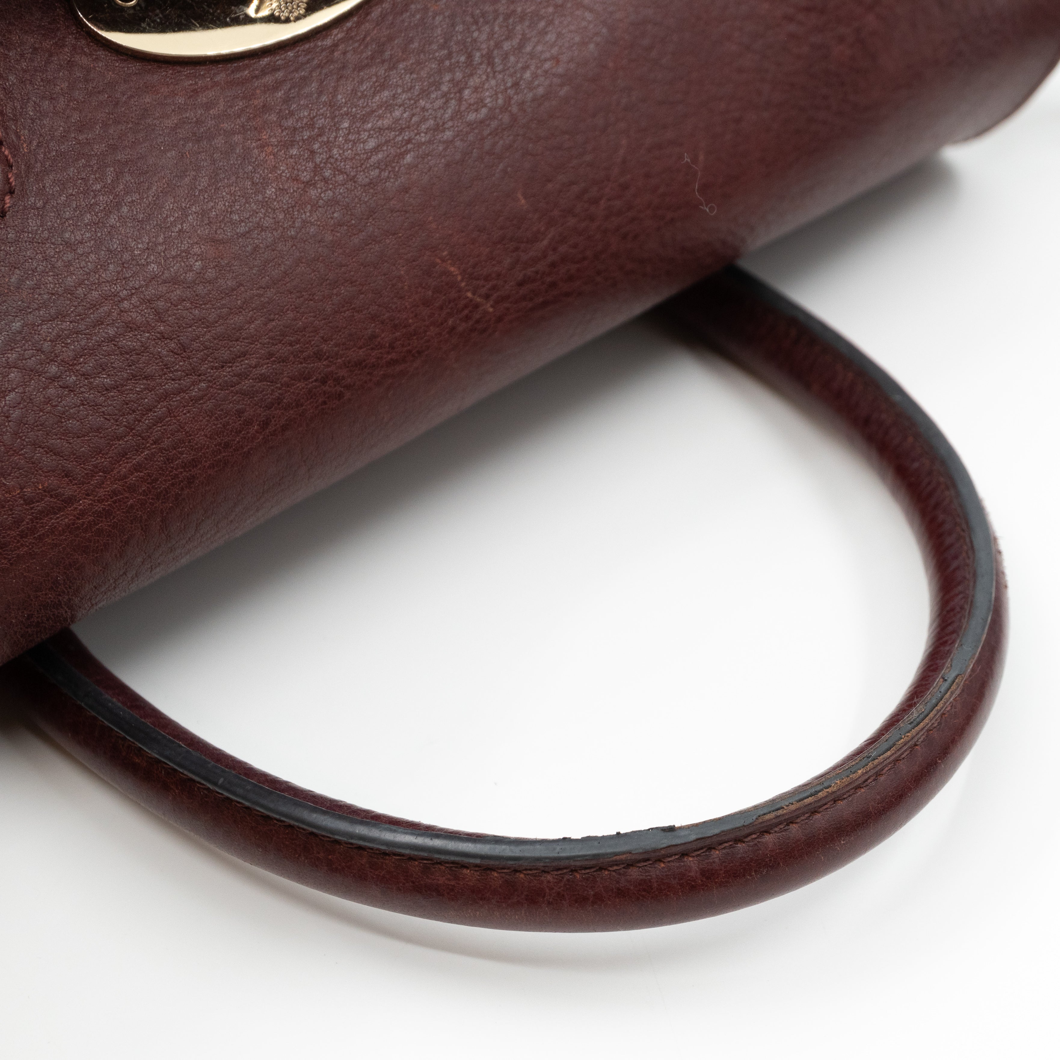 Small Bayswater Satchel Oxblood Leather