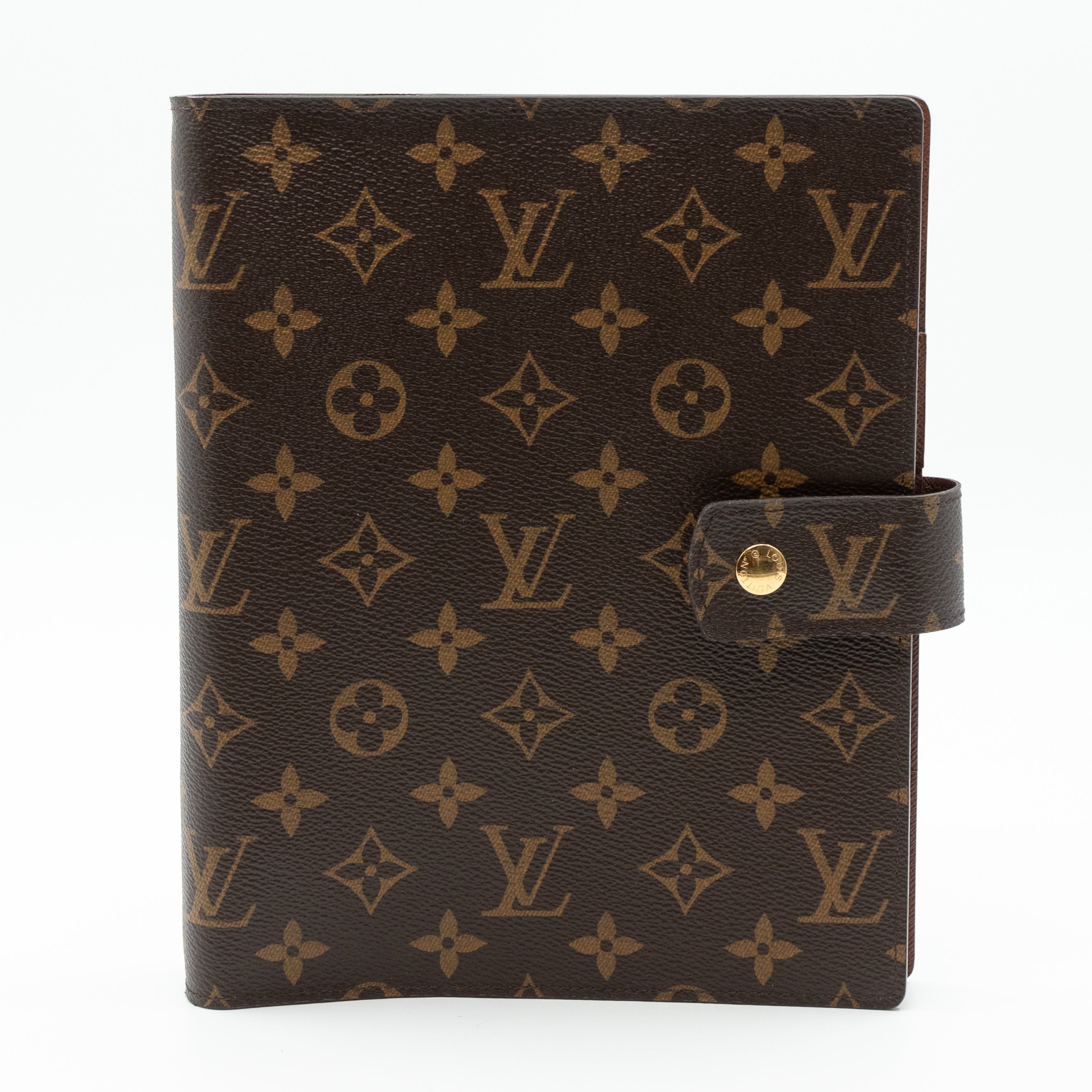 Louis Vuitton Large Ring Agenda Cover Monogram – Queen Station
