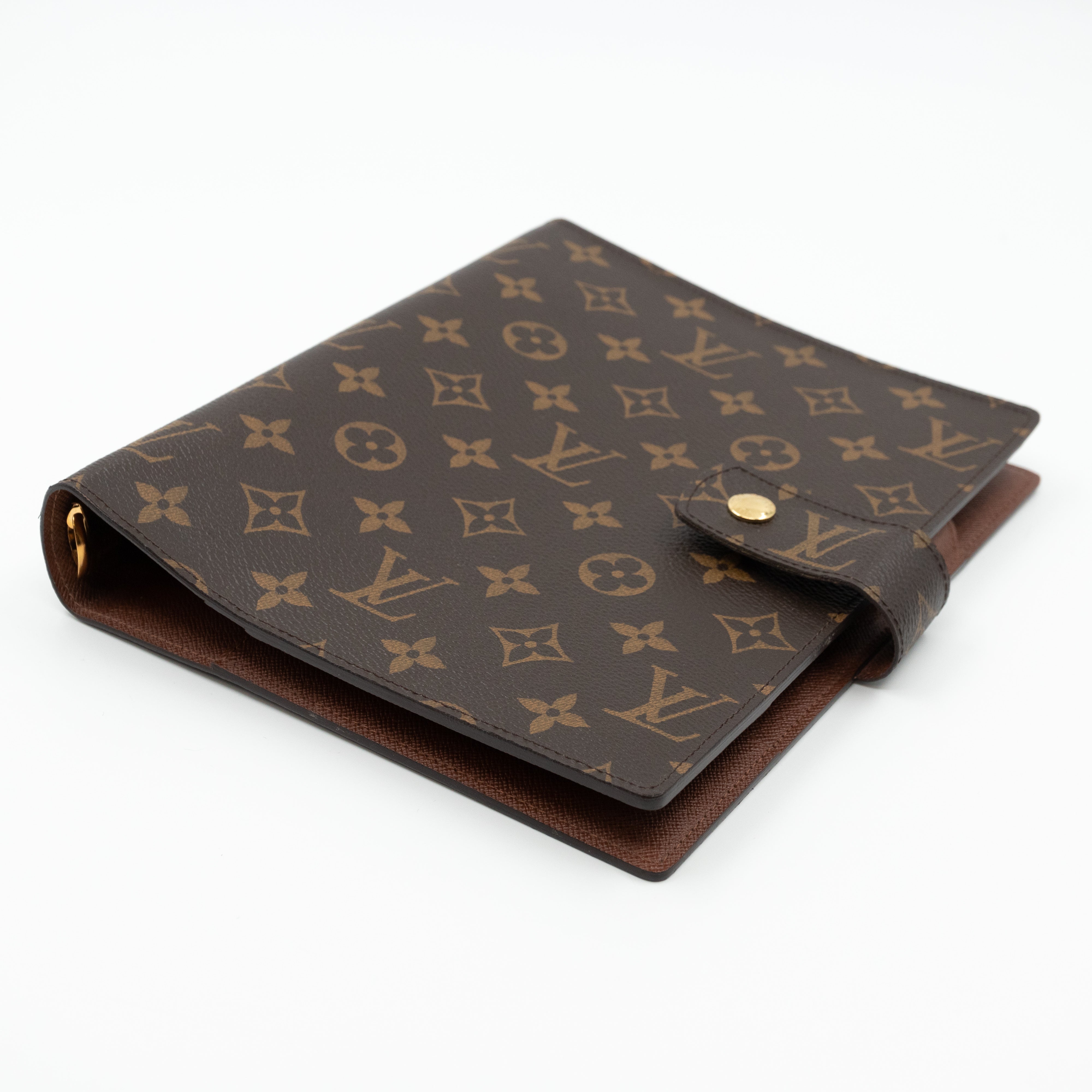 Large Ring Agenda Cover Monogram