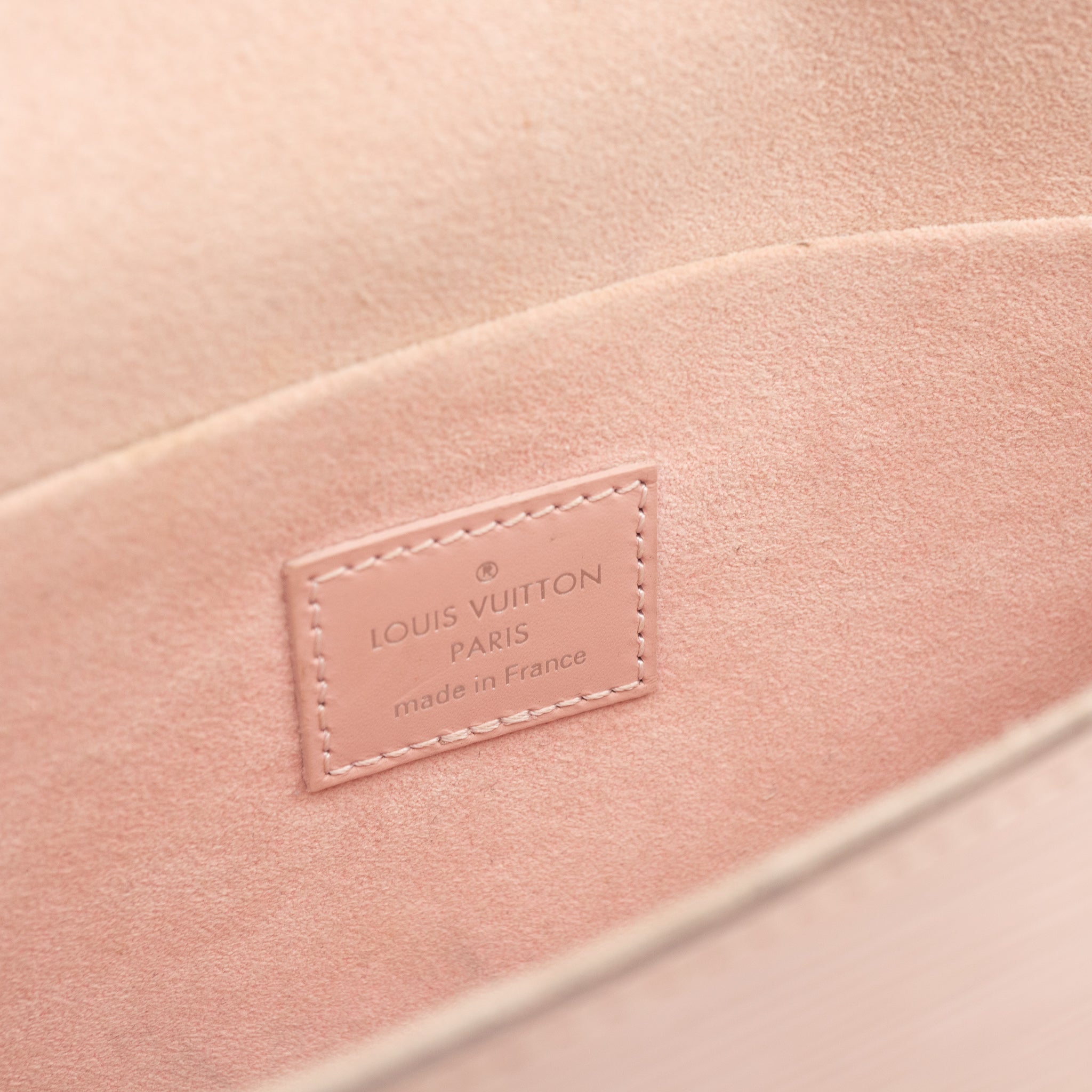 Pochette Felicie Epi Leather Rose Ballerine