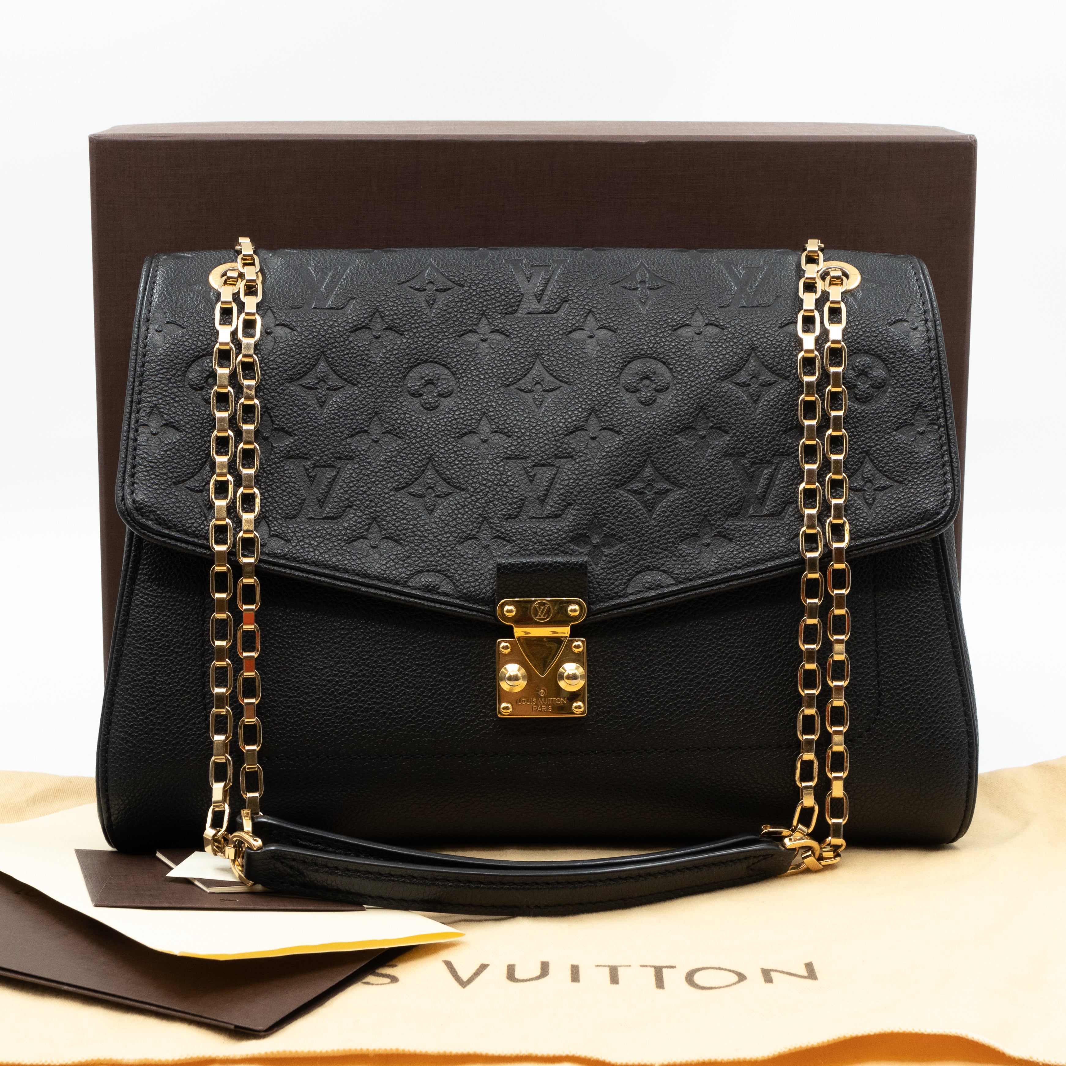 Saint Germain MM Monogram Empreinte Black