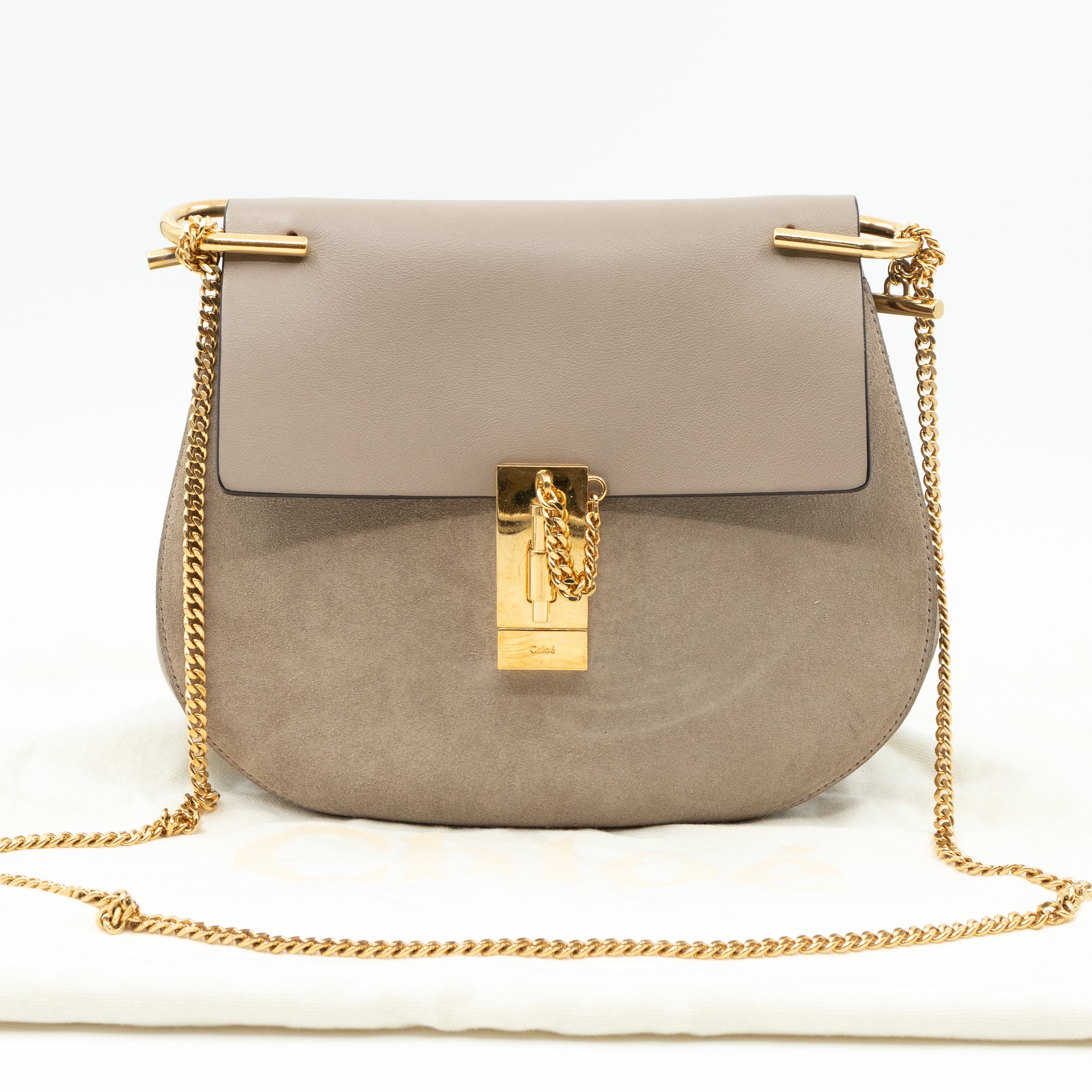 Drew Grey Leather & Suede