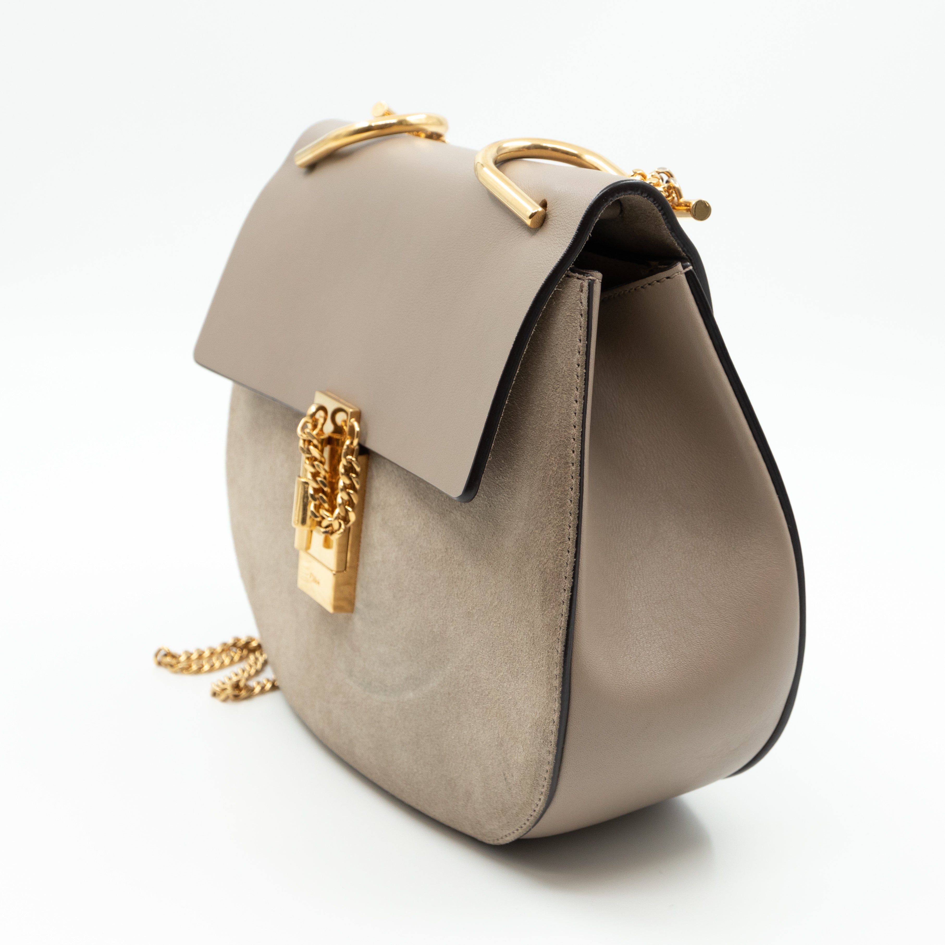 Drew Grey Leather & Suede