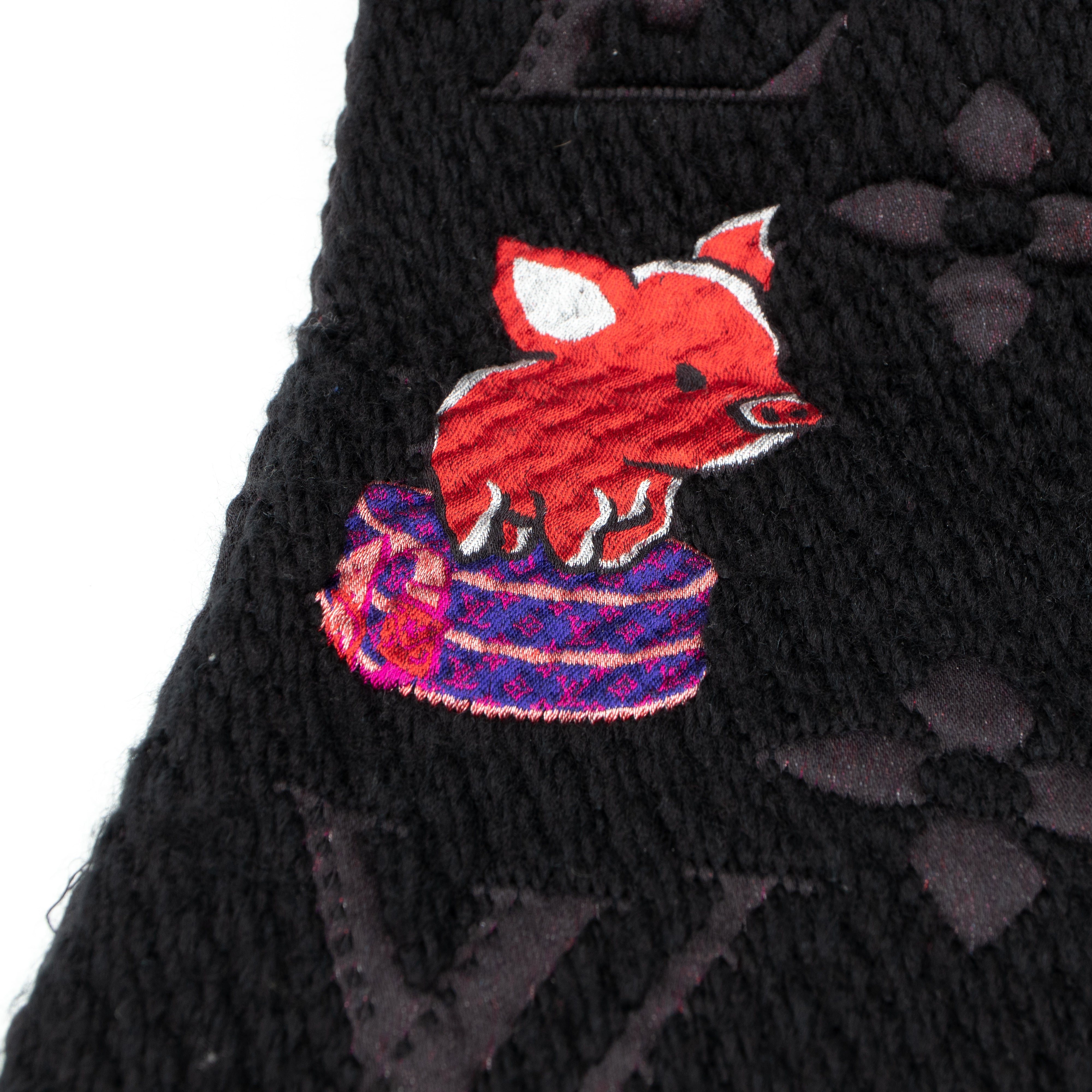 Logomania Superstition Scarf Black