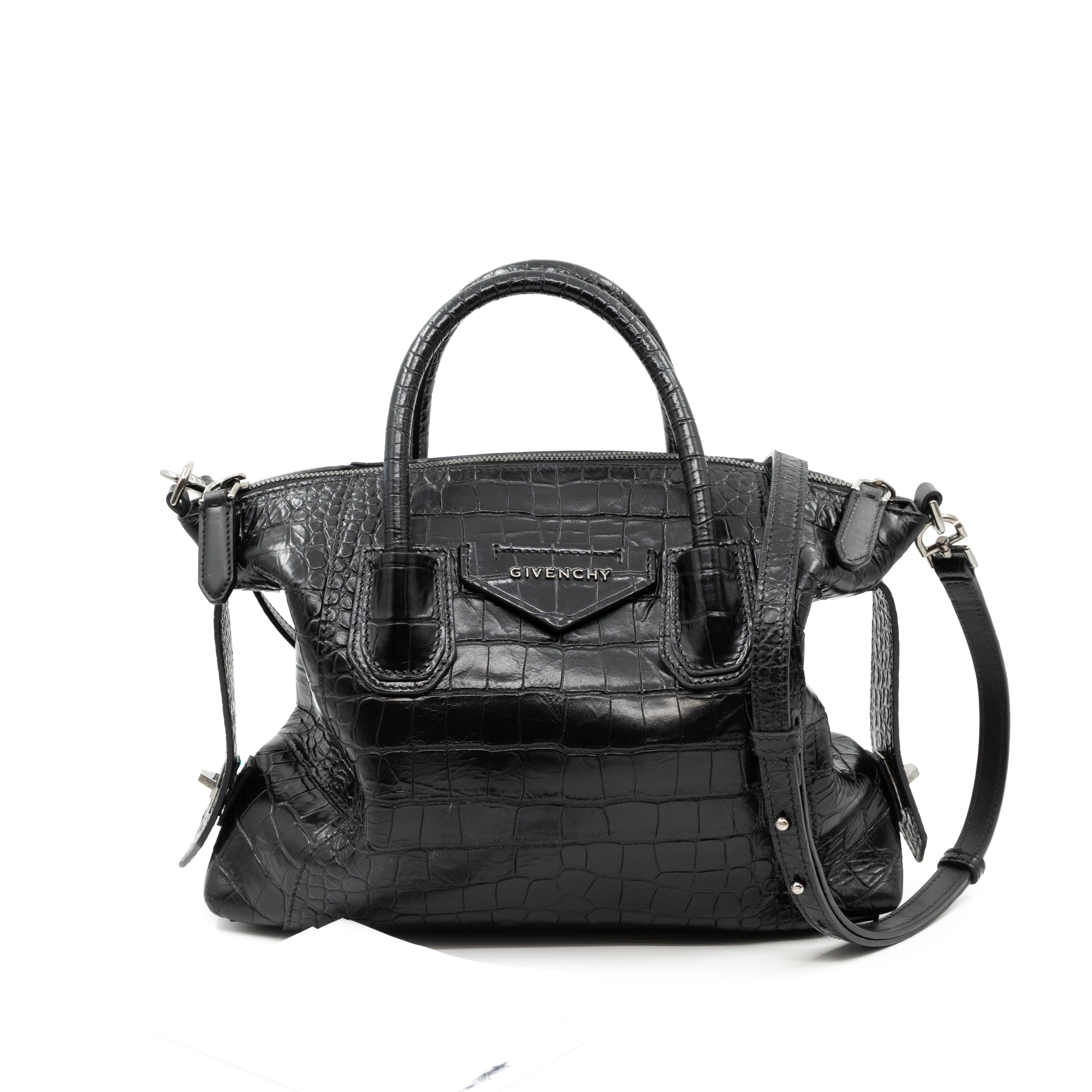 Soft Antigona Small Black Leather