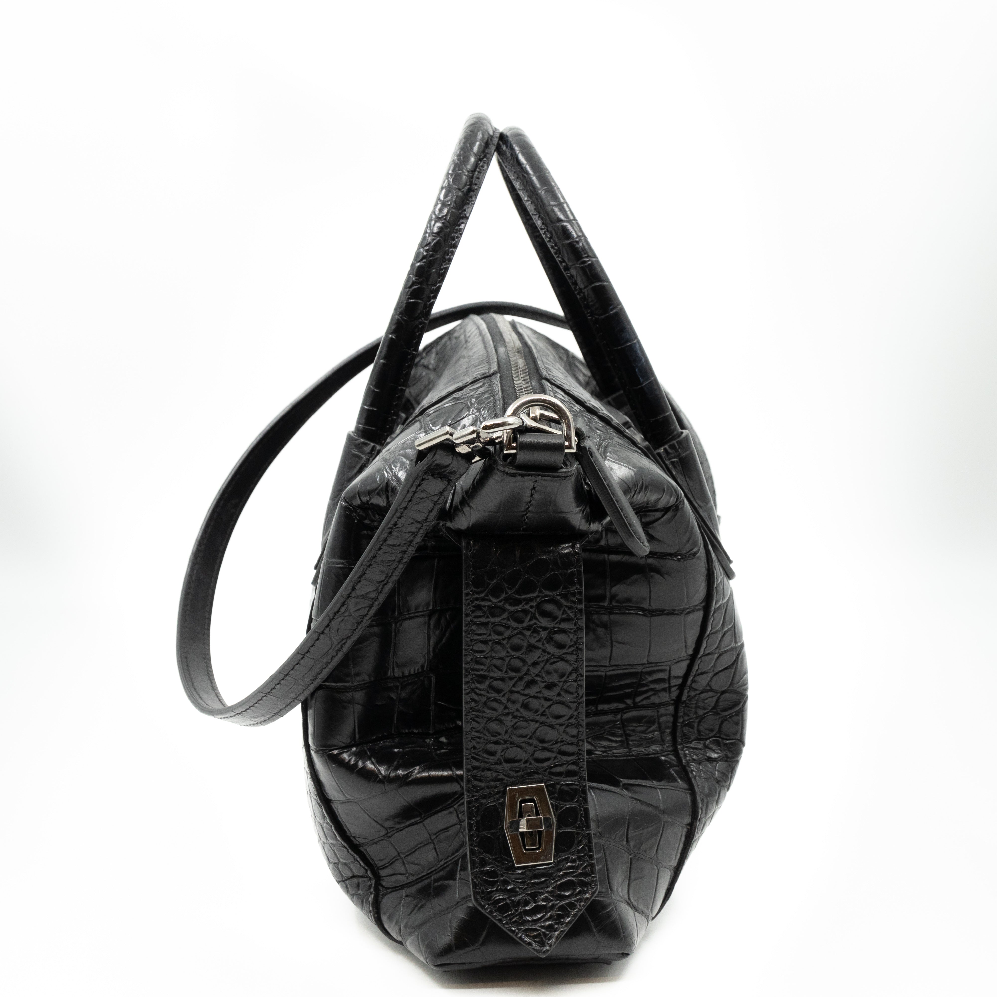 Soft Antigona Small Black Leather