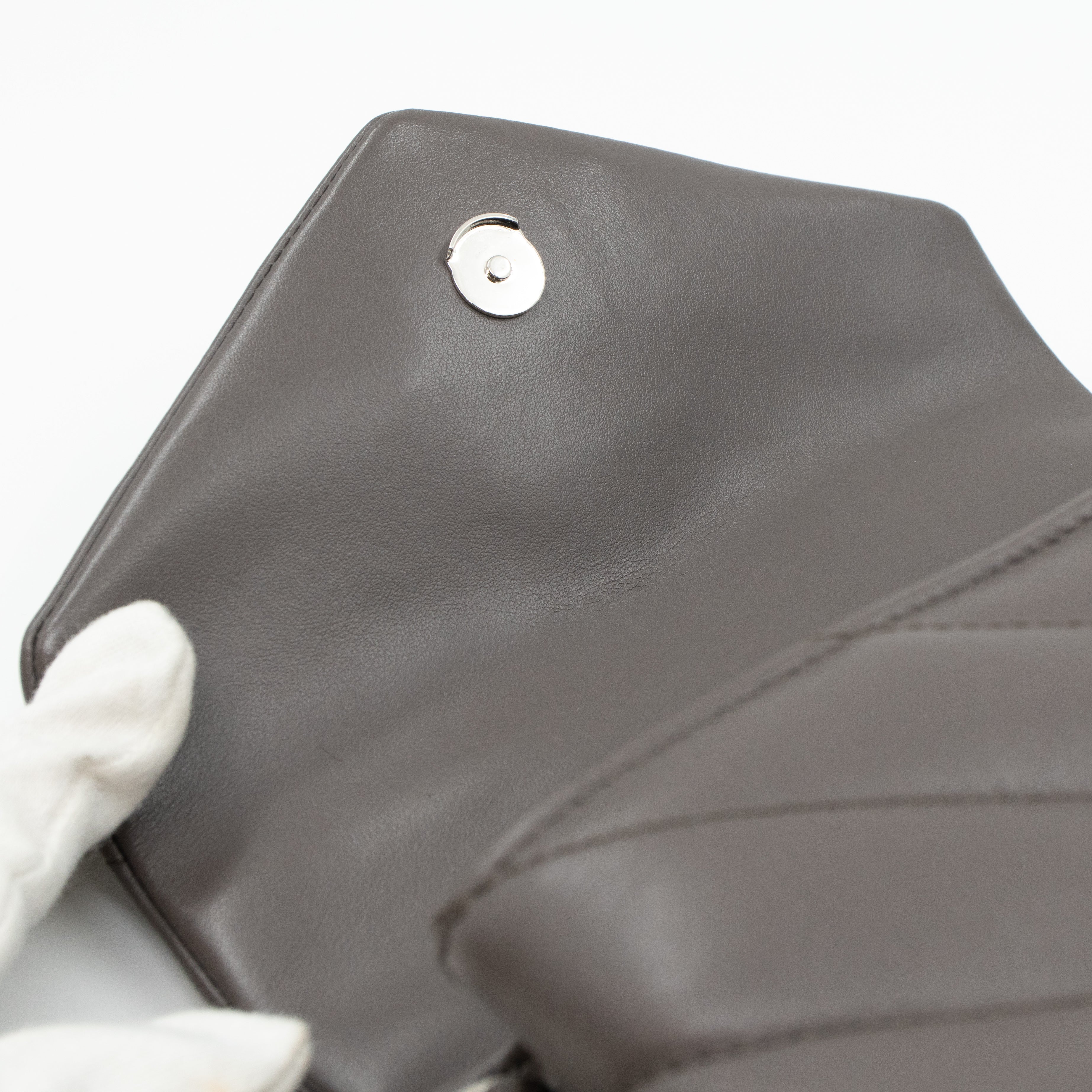 Loulou Toy Grey Leather